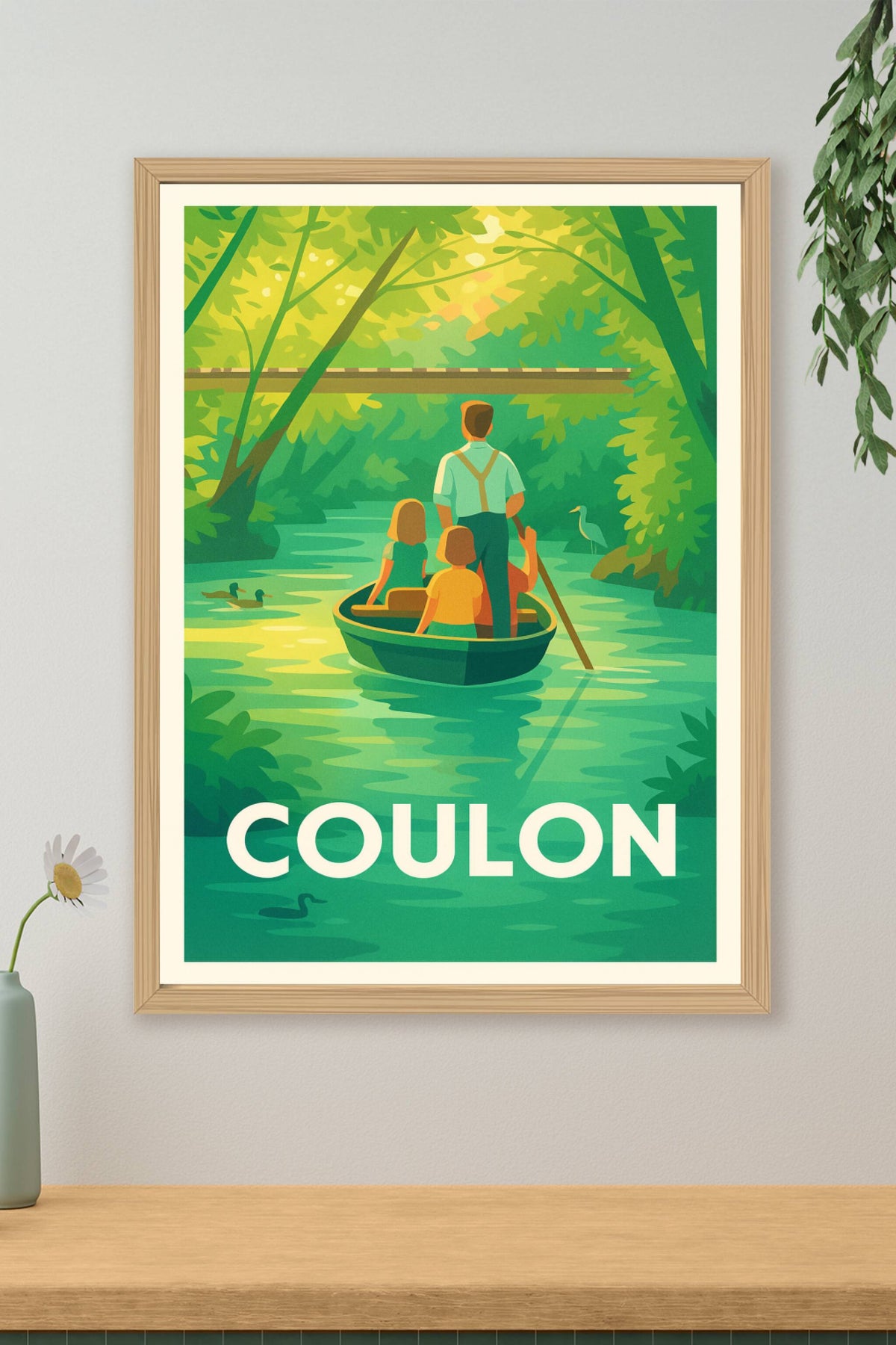 Affiche Coulon — Immersion paisible au cœur de la nature · poster d'art de Coulon