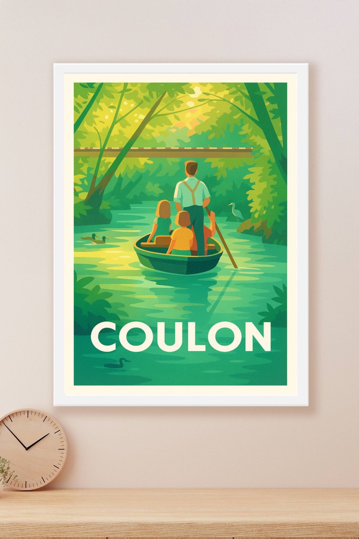 Affiche Coulon — Immersion paisible au cœur de la nature · poster d'art de Coulon
