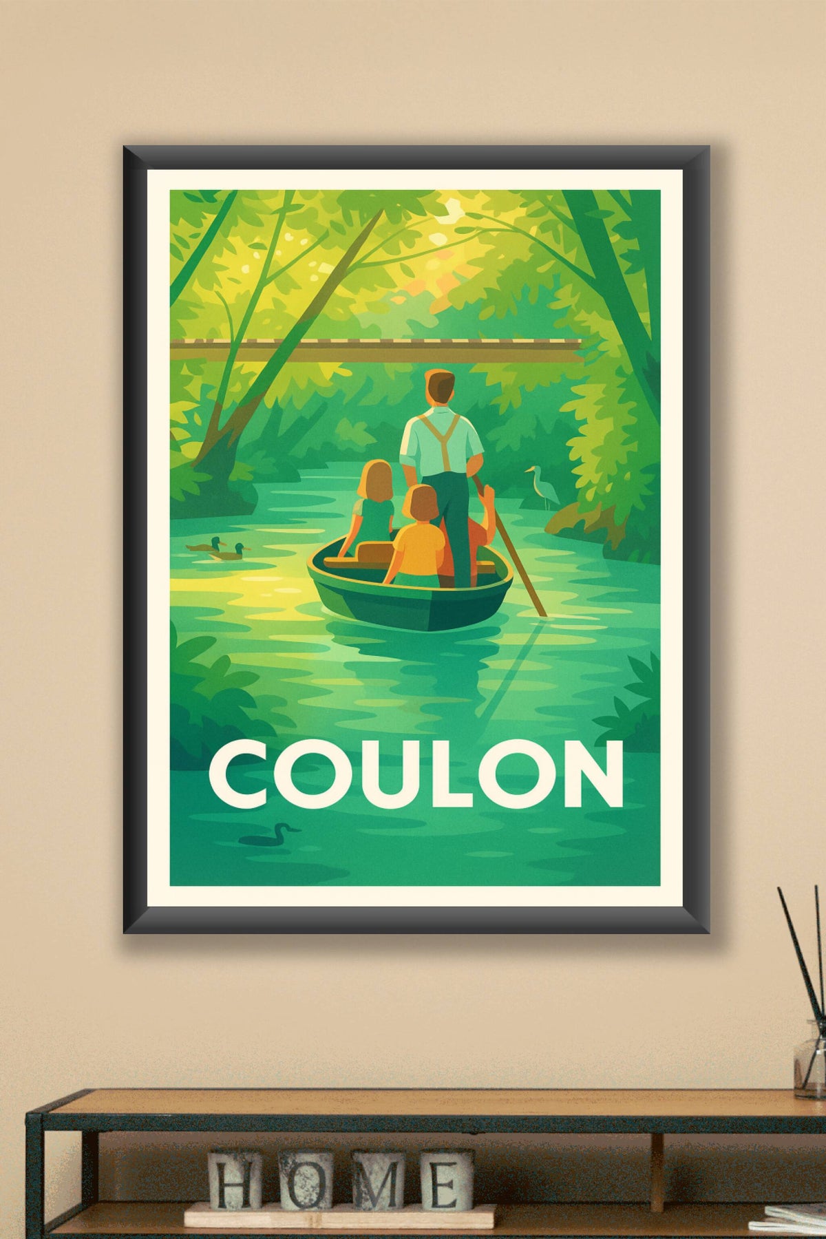 Affiche Coulon — Immersion paisible au cœur de la nature · poster d'art de Coulon