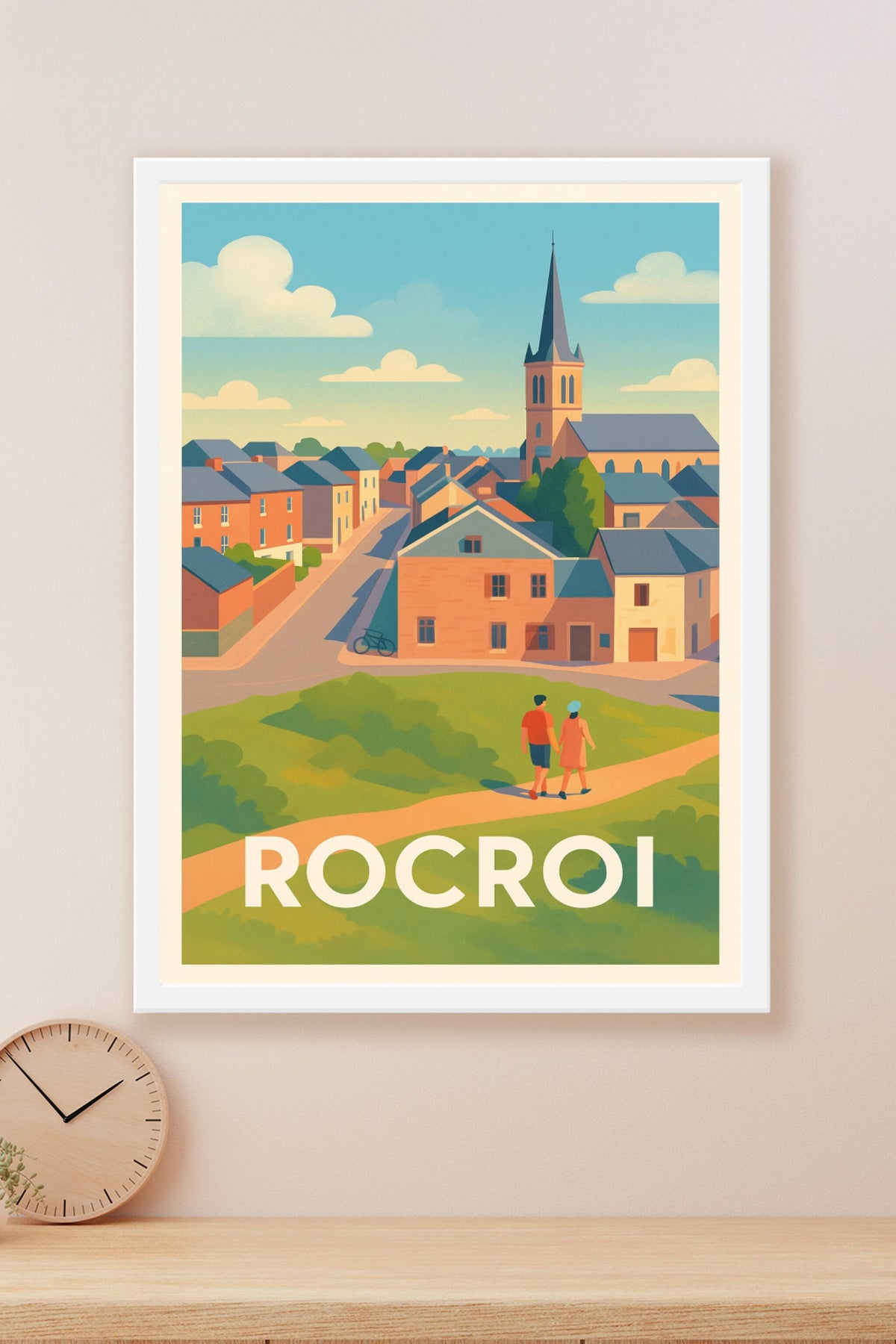 Affiche Rocroi — Charmante balade en village fortifié · poster d'art de Rocroi