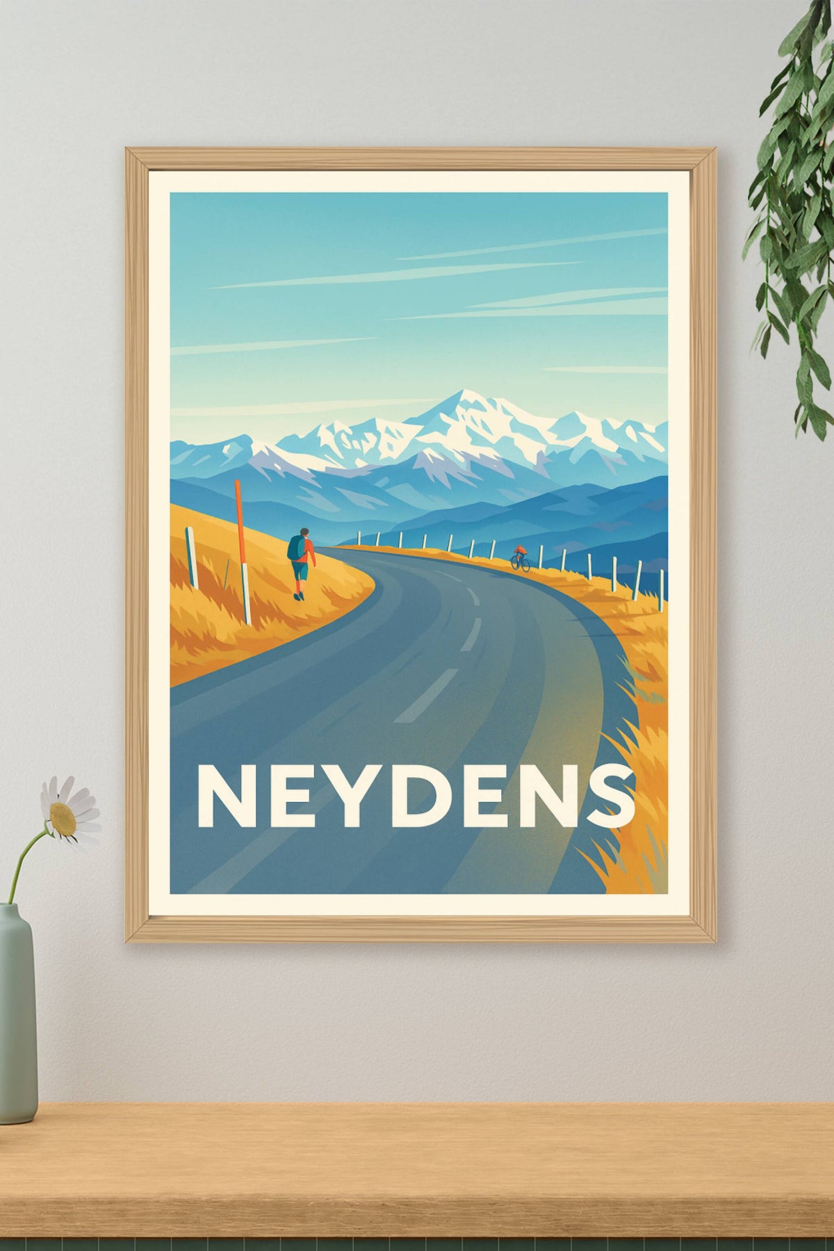 Affiche Neydens — Évasion au cœur des montagnes alpines · poster d'art de Neydens