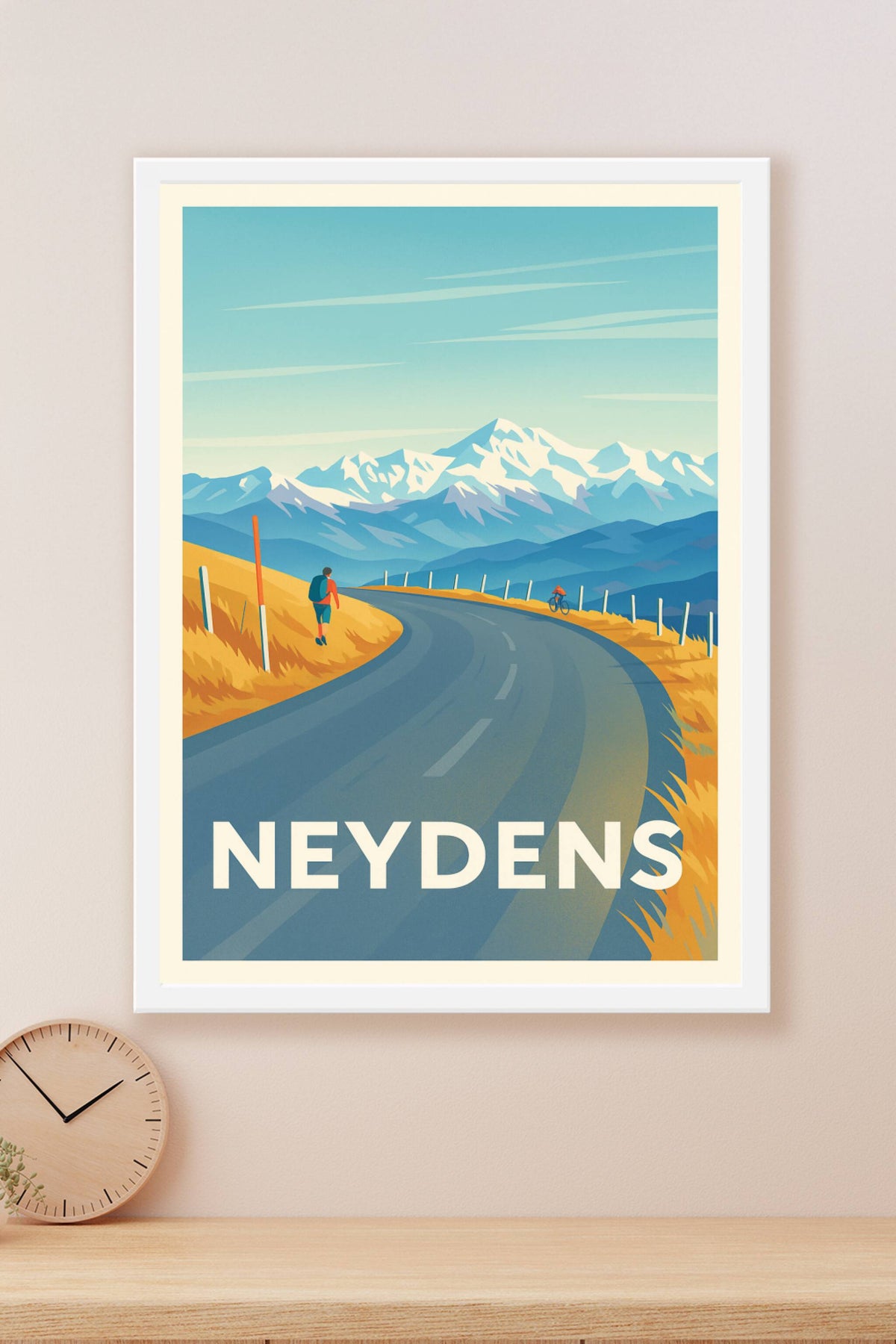 Affiche Neydens — Évasion au cœur des montagnes alpines · poster d'art de Neydens