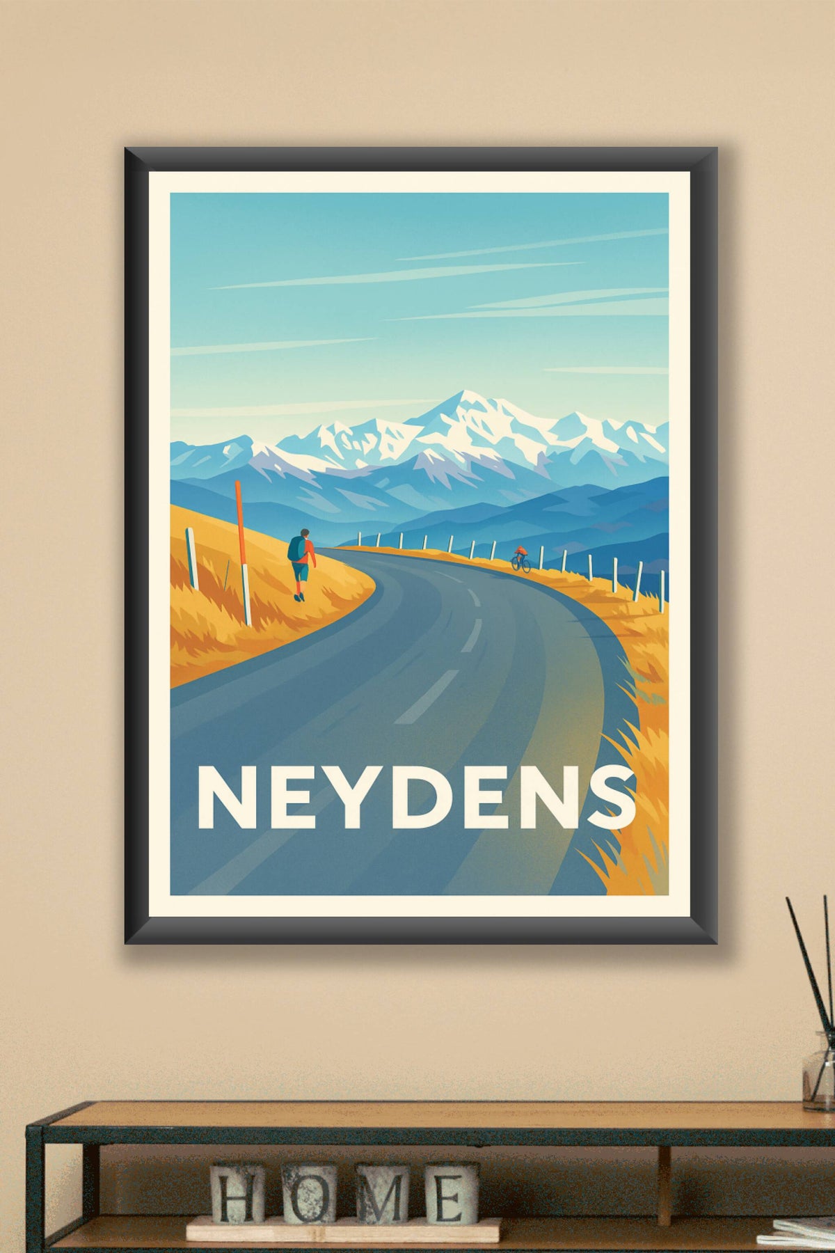 Affiche Neydens — Évasion au cœur des montagnes alpines · poster d'art de Neydens