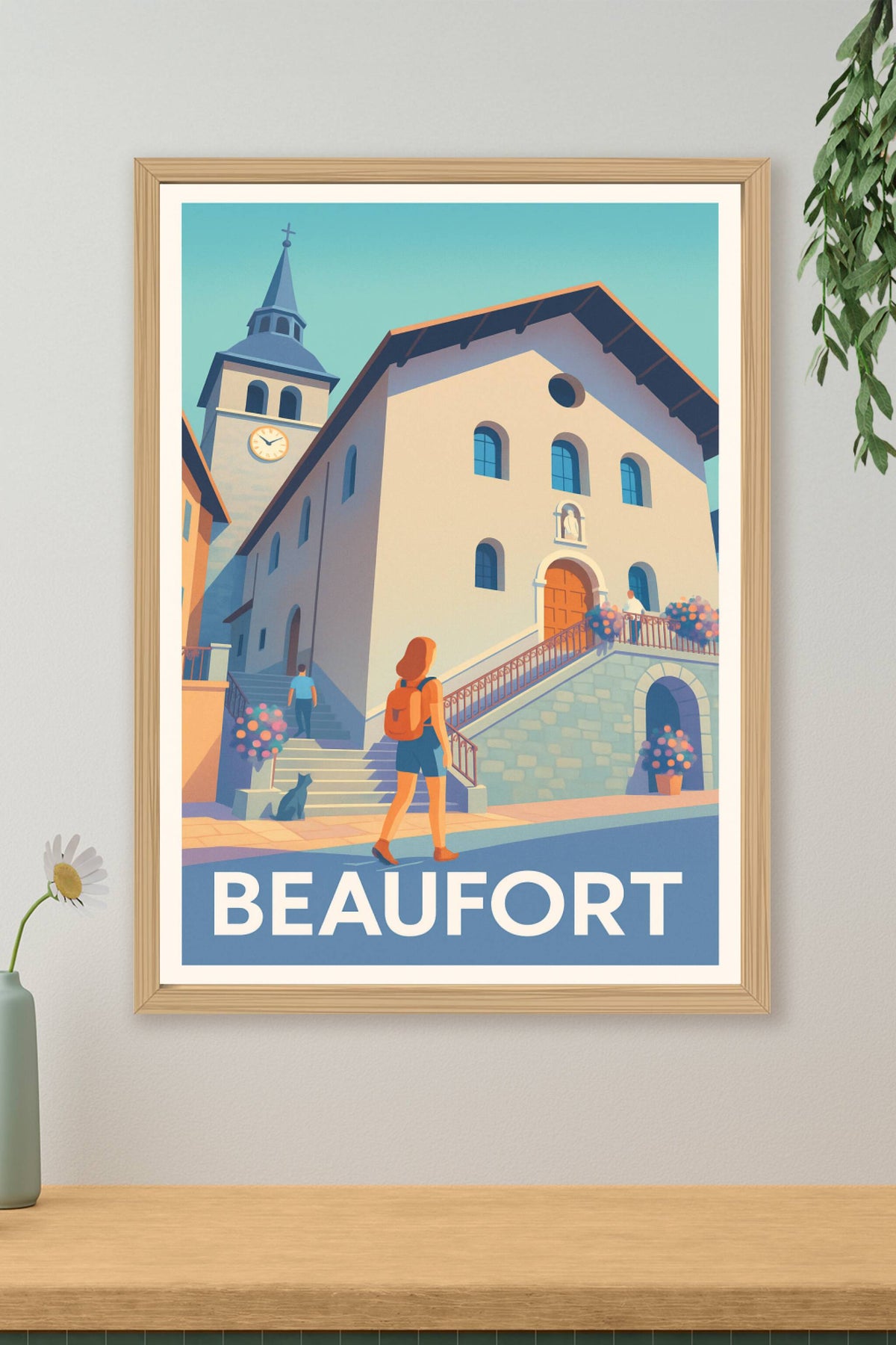 Affiche Beaufort — Charme authentique et lumière douce · poster d'art de Beaufort