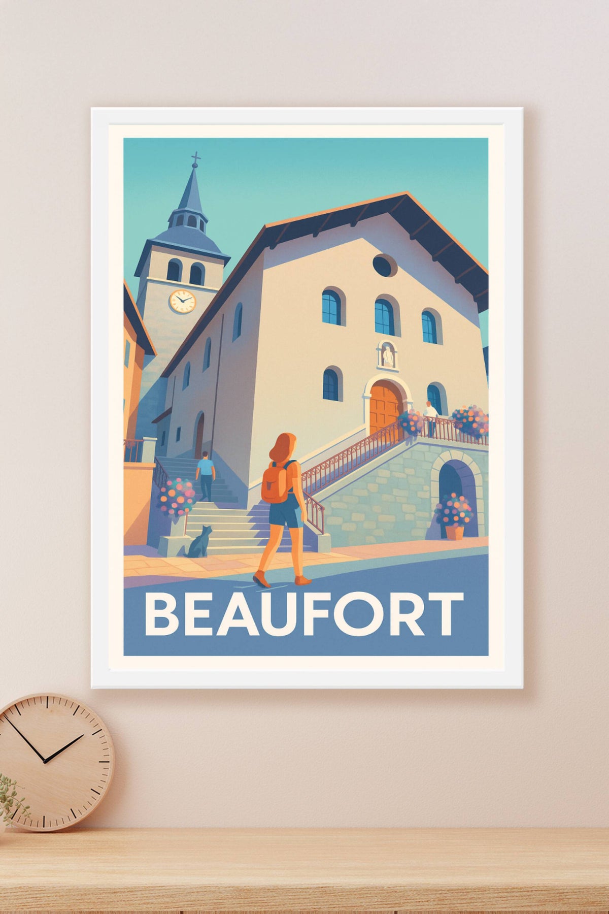 Affiche Beaufort — Charme authentique et lumière douce · poster d'art de Beaufort