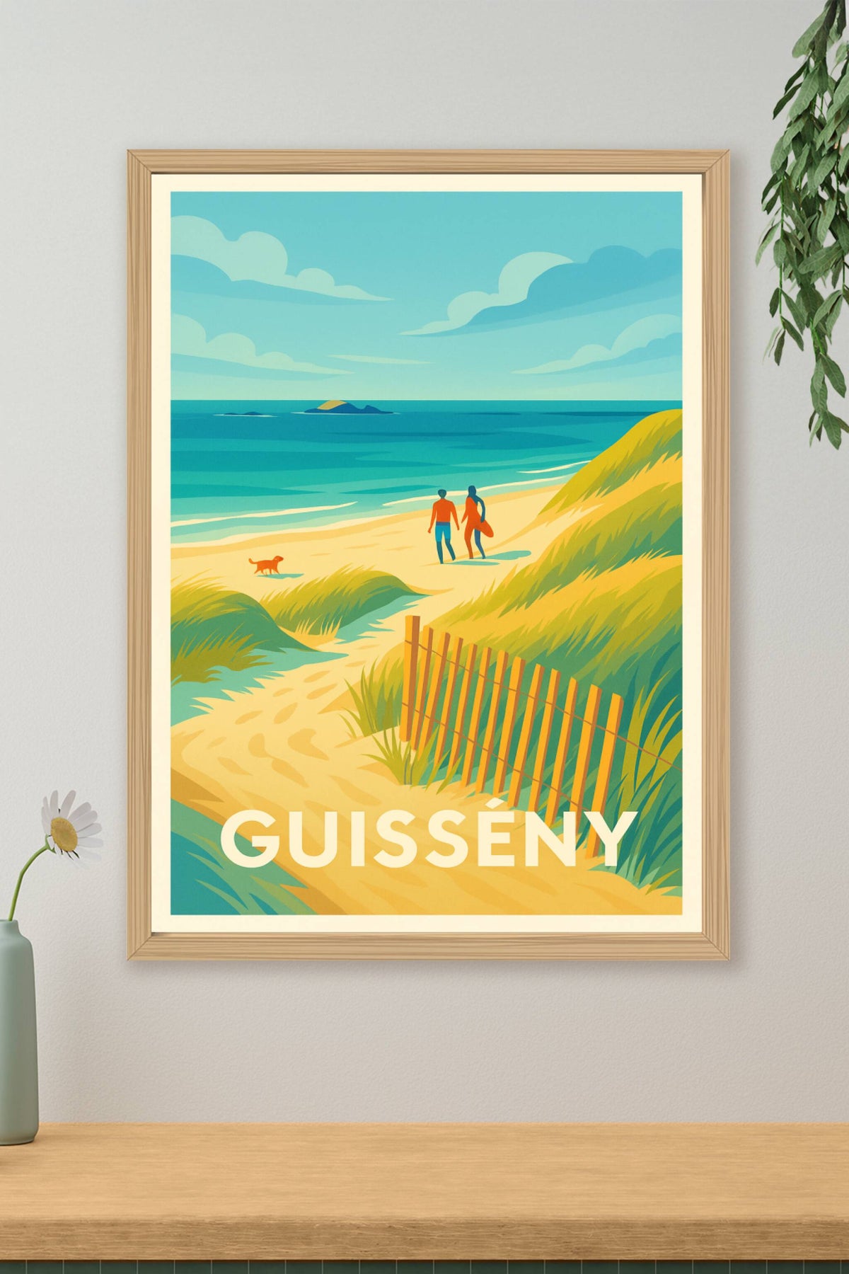 Affiche Guissény — Évasion et douceur maritime · poster d'art de Guissény