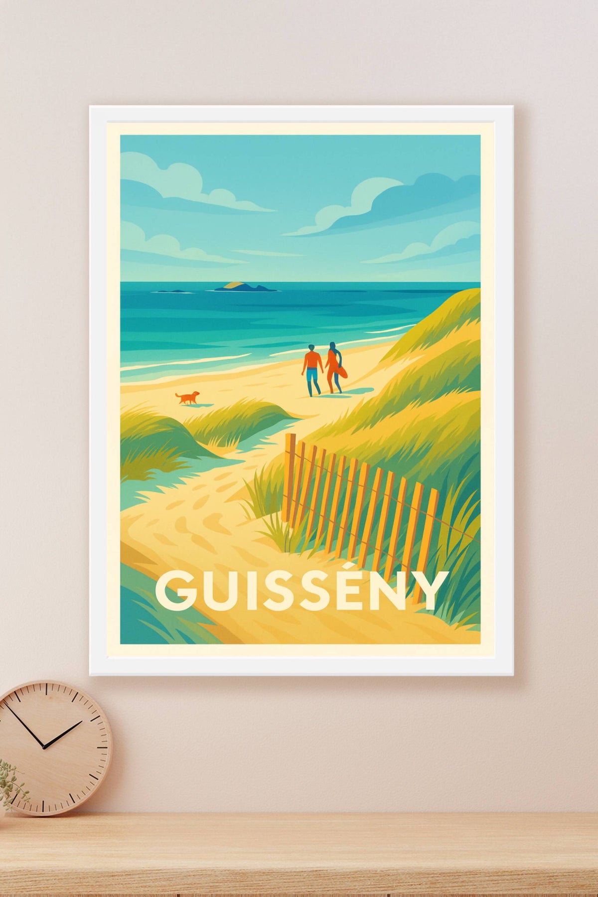 Affiche Guissény — Évasion et douceur maritime · poster d'art de Guissény