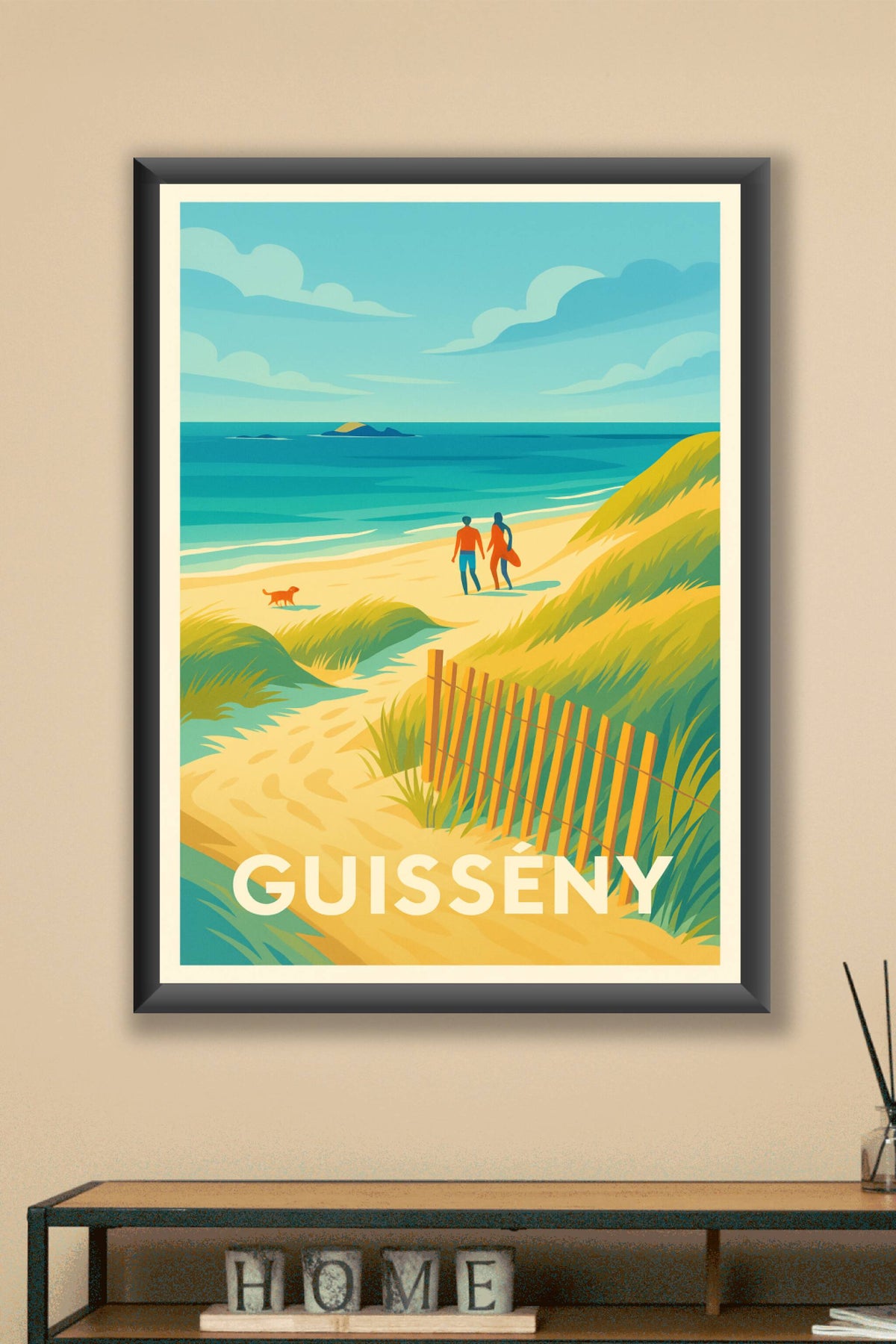 Affiche Guissény — Évasion et douceur maritime · poster d'art de Guissény