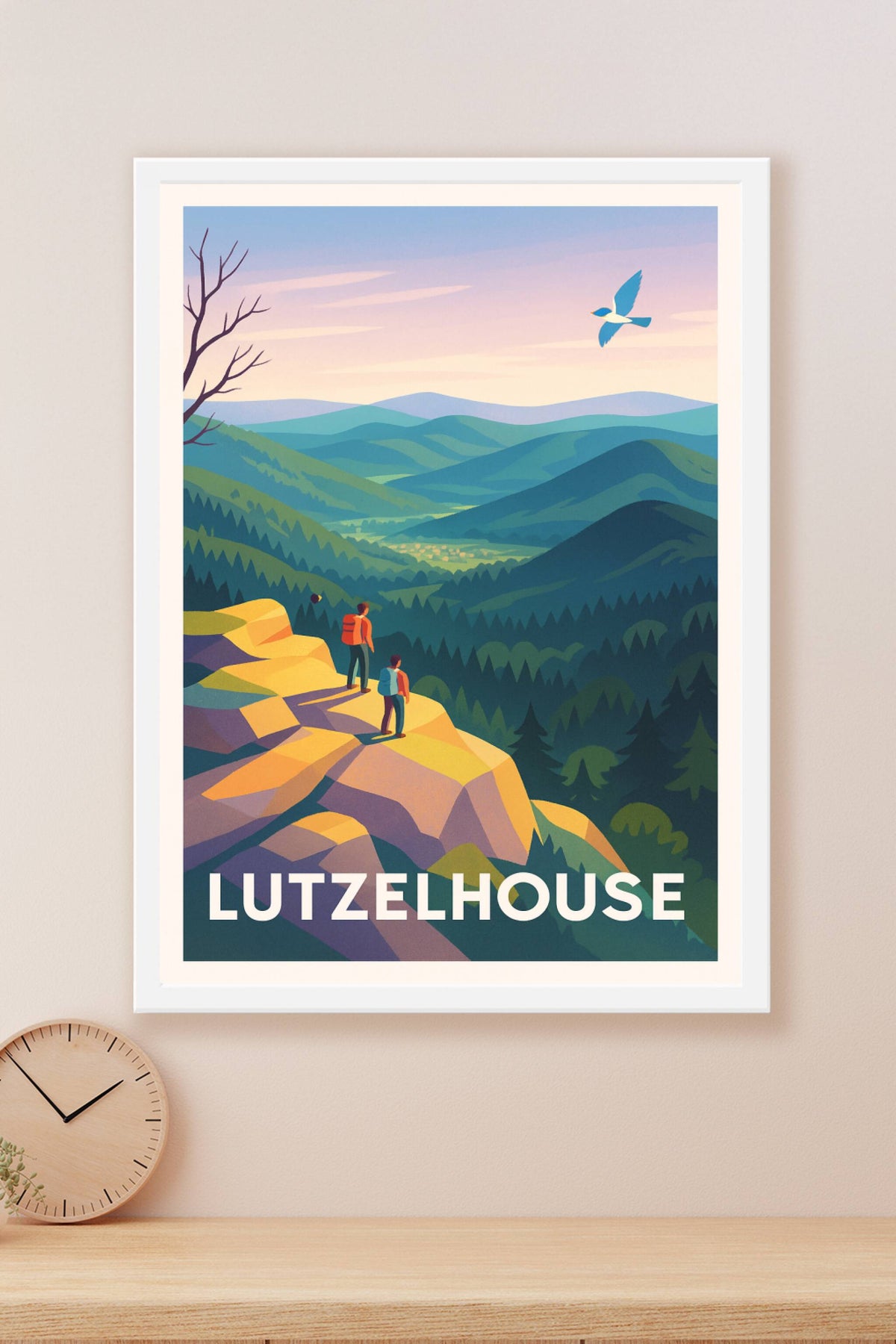 Affiche Lutzelhouse — Évasion et découverte en pleine nature · poster d'art de Lutzelhouse