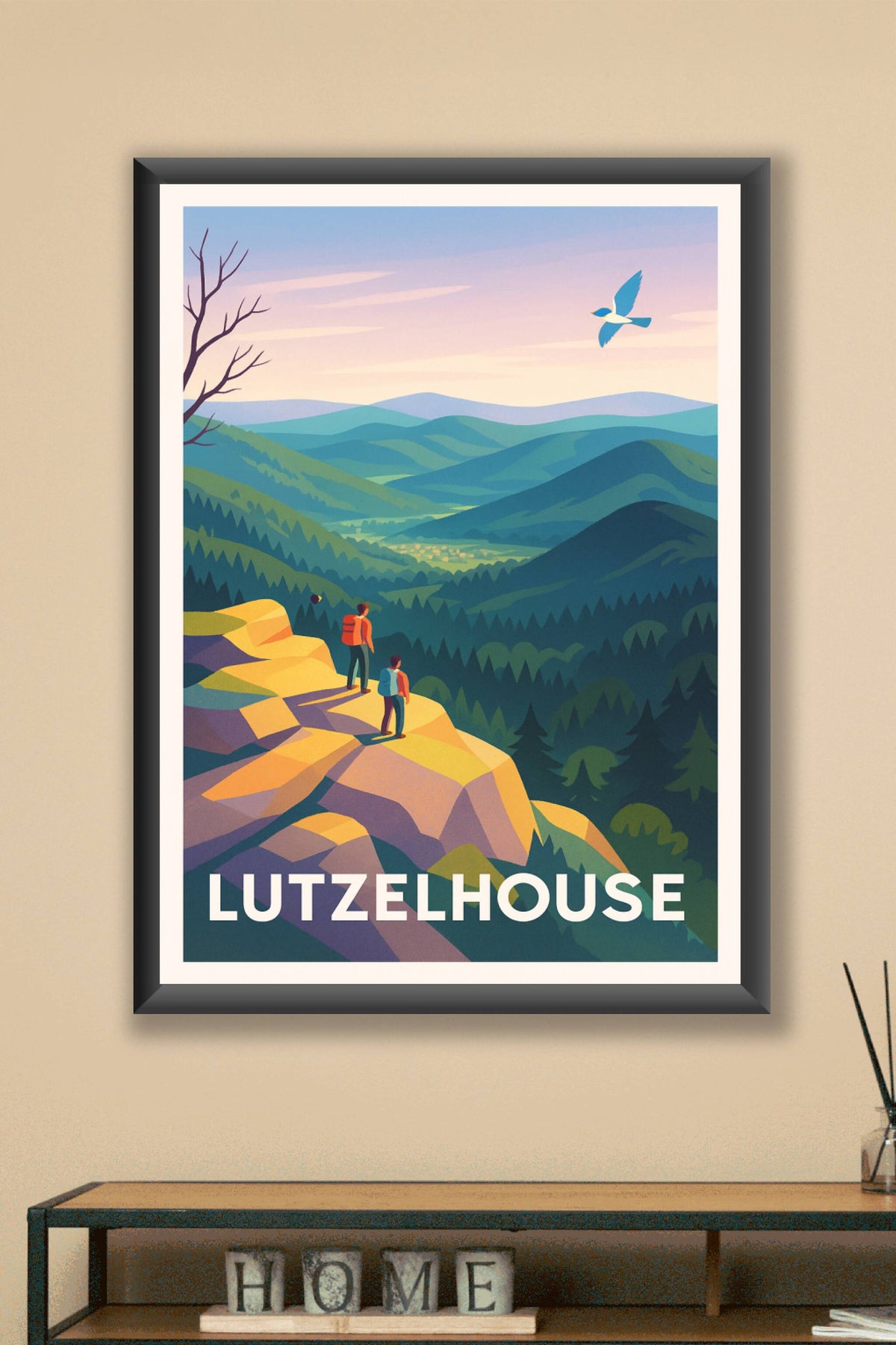 Affiche Lutzelhouse — Évasion et découverte en pleine nature · poster d'art de Lutzelhouse
