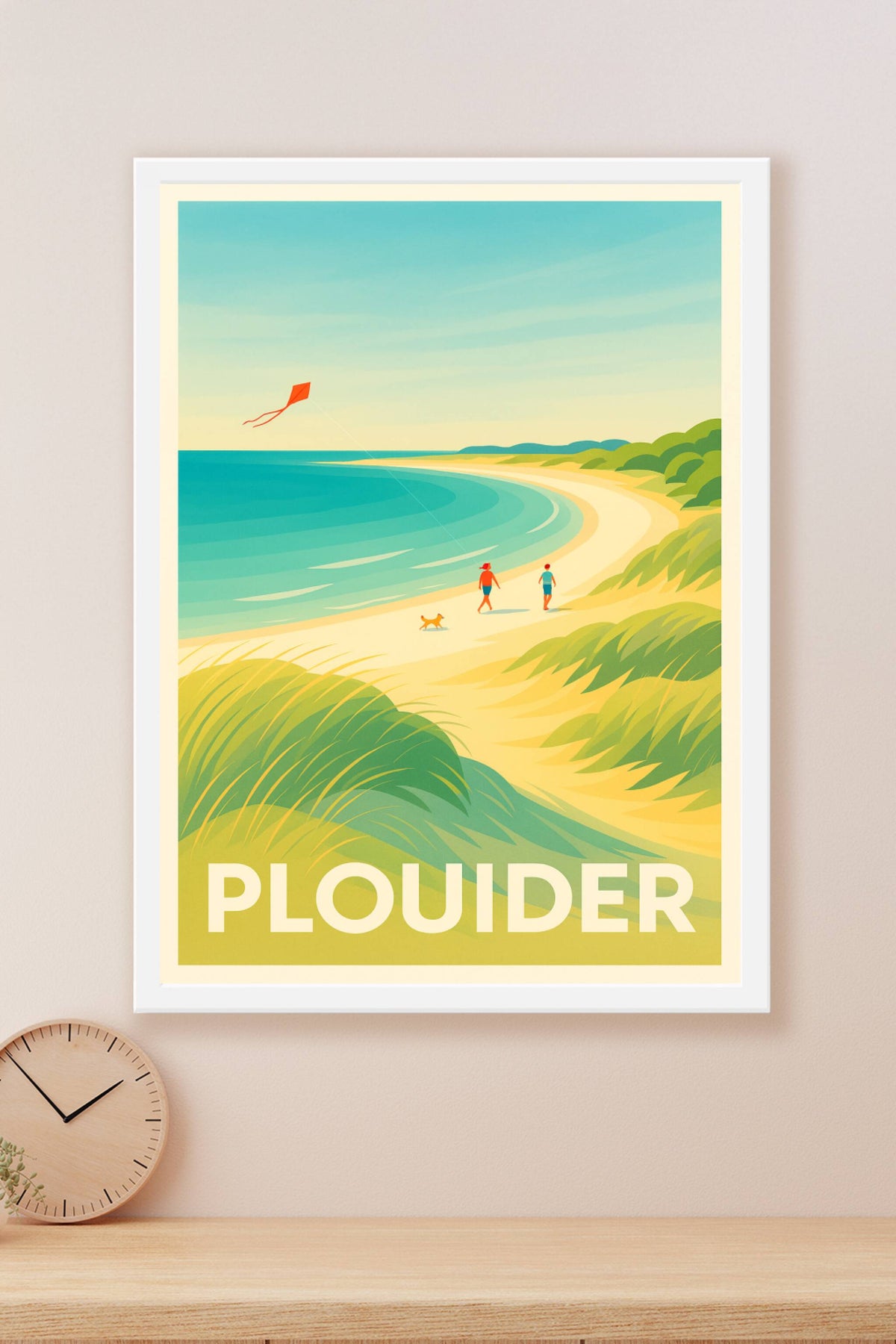 Affiche Plouider — Évasion estivale au bord de la mer · poster d'art de Plouider