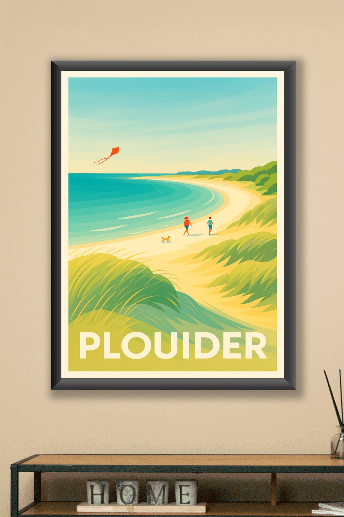 Affiche Plouider — Évasion estivale au bord de la mer · poster d'art de Plouider