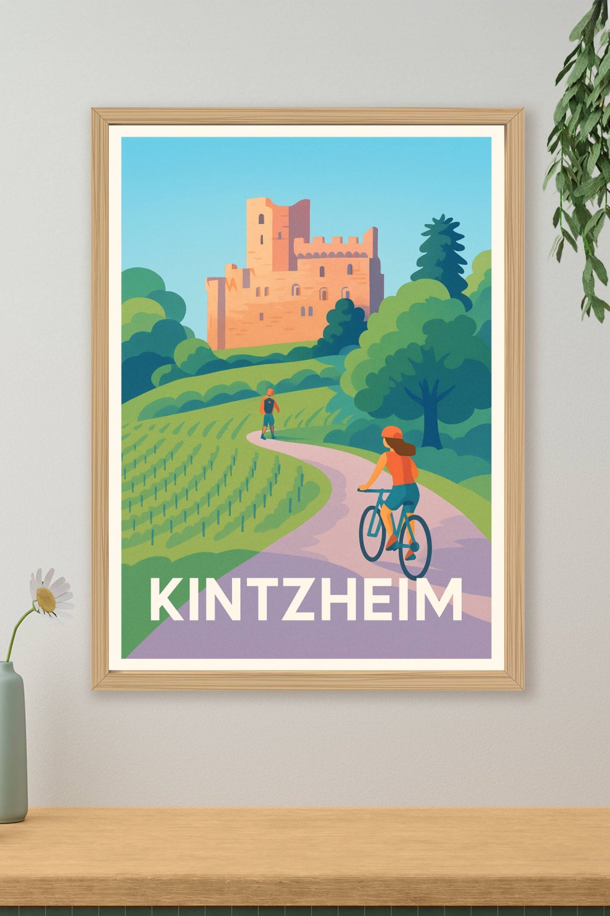 Affiche Kintzheim — Aventure au Château Médiéval · poster d'art de Kintzheim