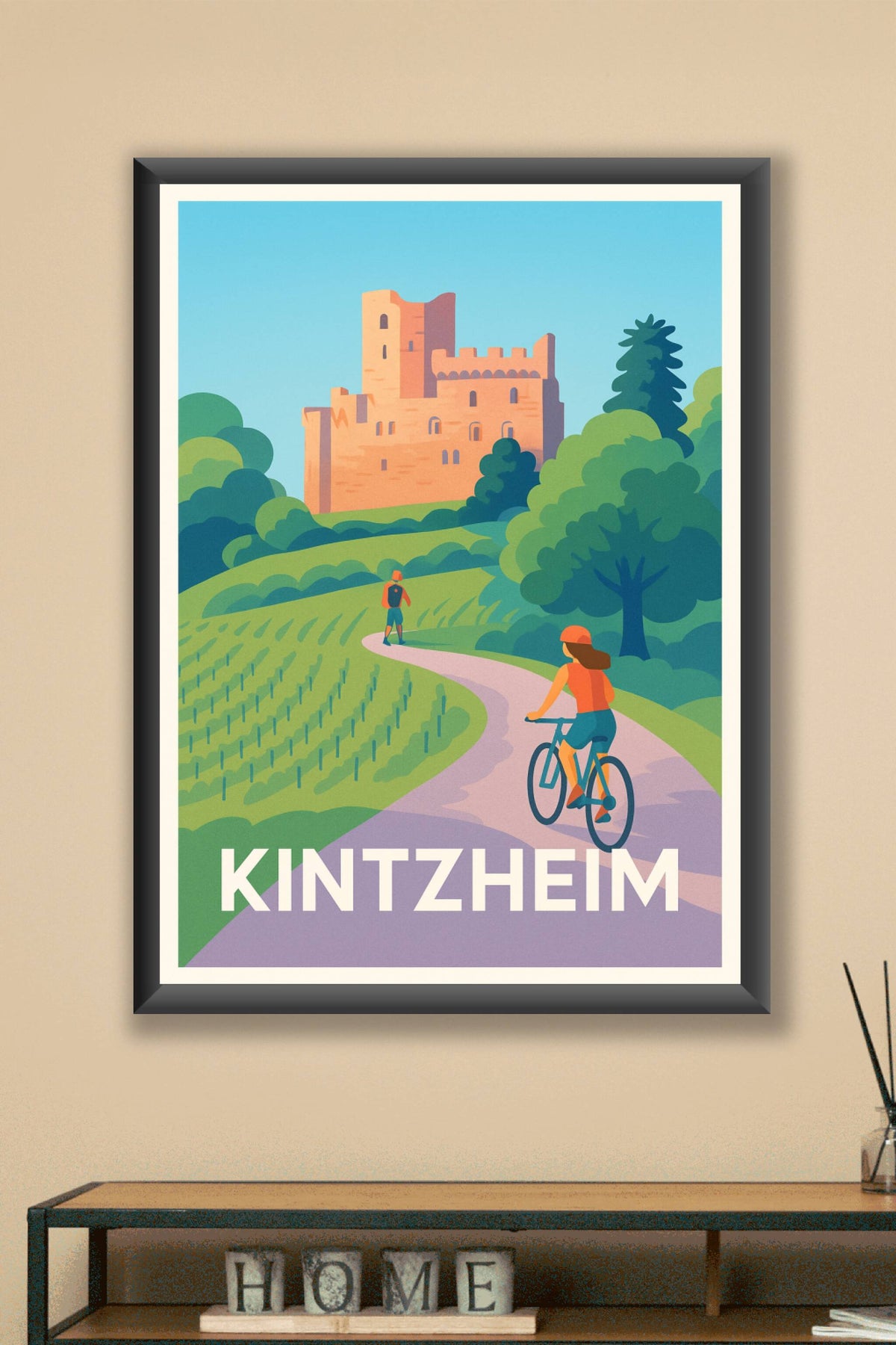 Affiche Kintzheim — Aventure au Château Médiéval · poster d'art de Kintzheim