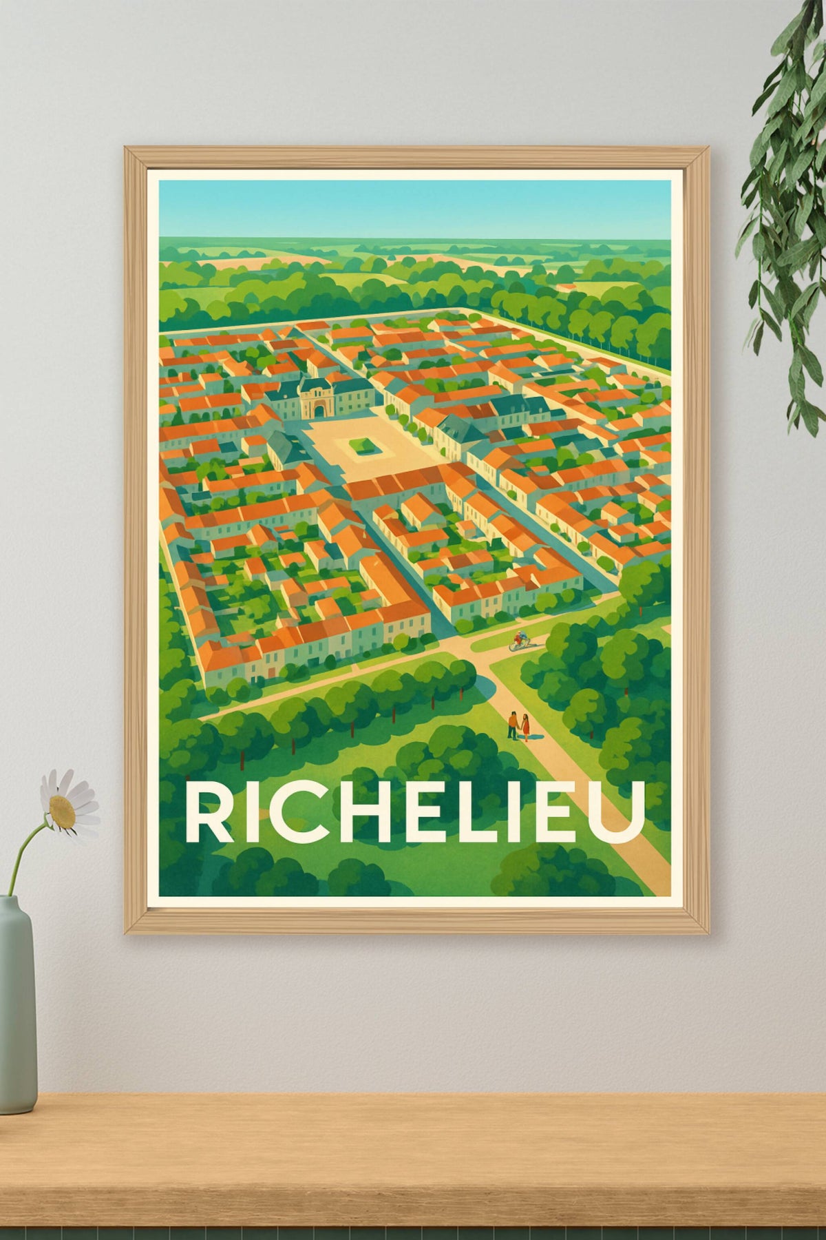 Affiche Richelieu — Plongée au cœur d'une cité idéale · poster d'art de Richelieu