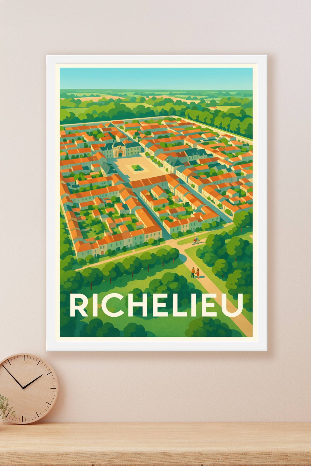 Affiche Richelieu — Plongée au cœur d'une cité idéale · poster d'art de Richelieu