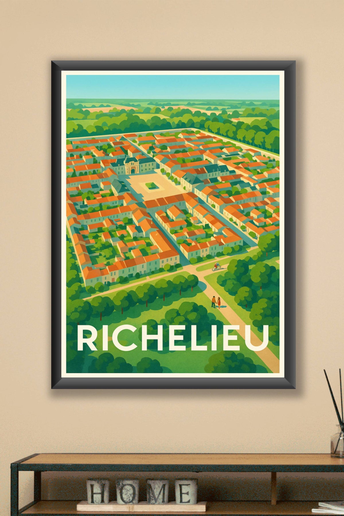Affiche Richelieu — Plongée au cœur d'une cité idéale · poster d'art de Richelieu