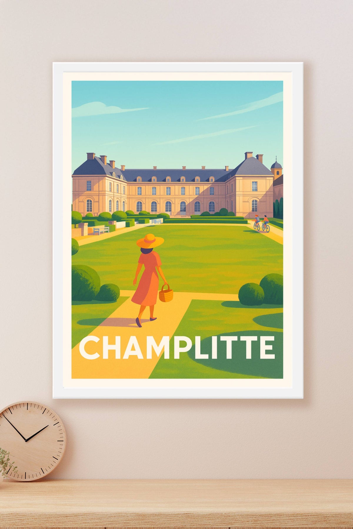 Affiche Champlitte — Élégance et sérénité au cœur du domaine · poster d'art de Champlitte