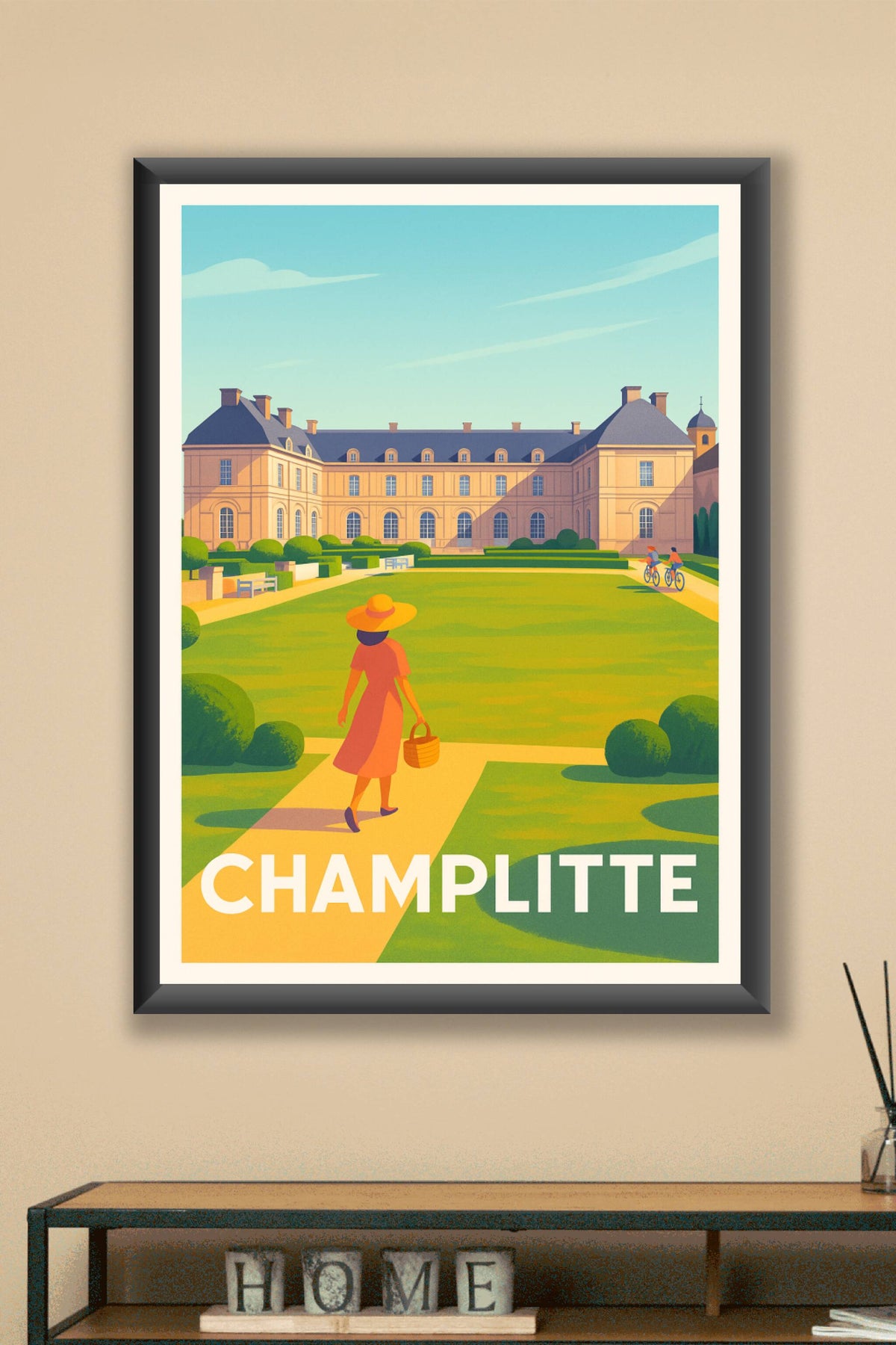 Affiche Champlitte — Élégance et sérénité au cœur du domaine · poster d'art de Champlitte