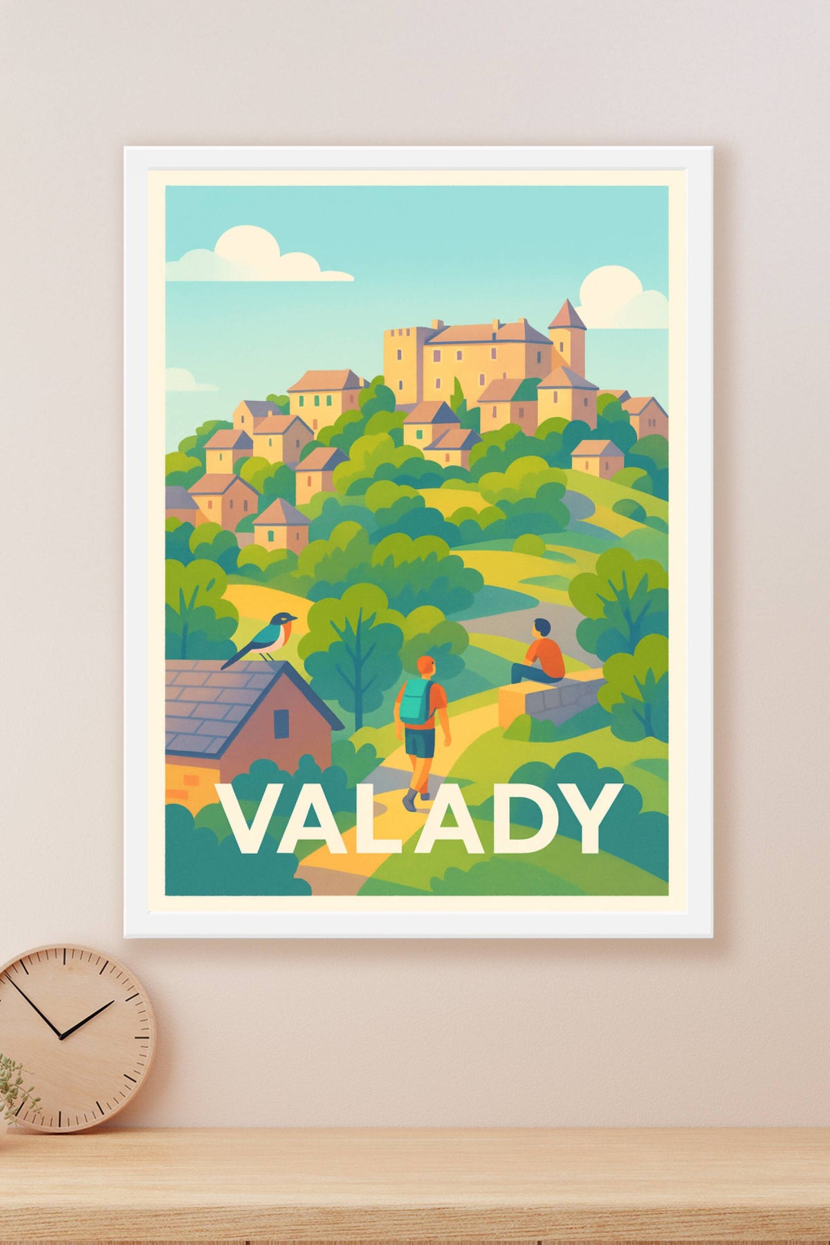Affiche Valady — Invitation à la découverte bucolique · poster d'art de Valady