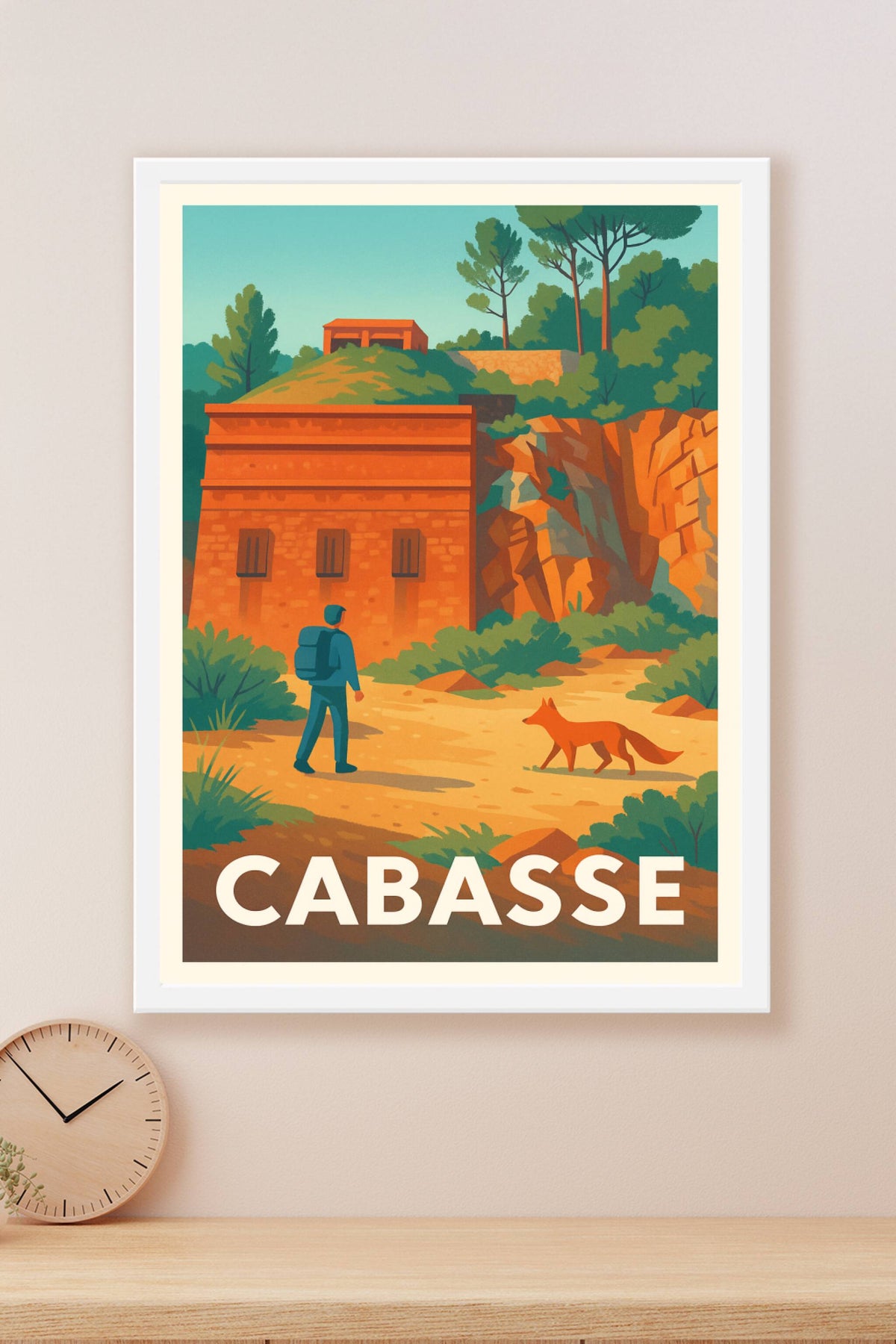 Affiche Cabasse — Évasion naturelle au cœur de la Provence · poster d'art de Cabasse