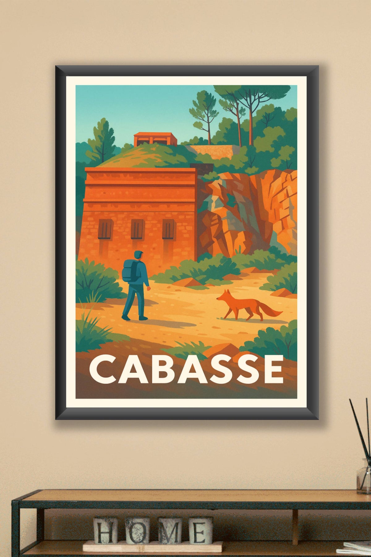 Affiche Cabasse — Évasion naturelle au cœur de la Provence · poster d'art de Cabasse