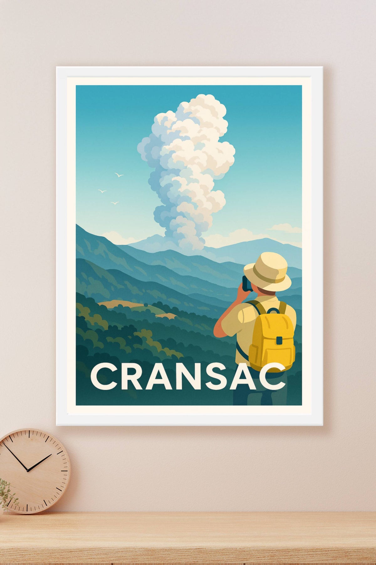 Affiche Cransac — L'appel des grands espaces · poster d'art de Cransac