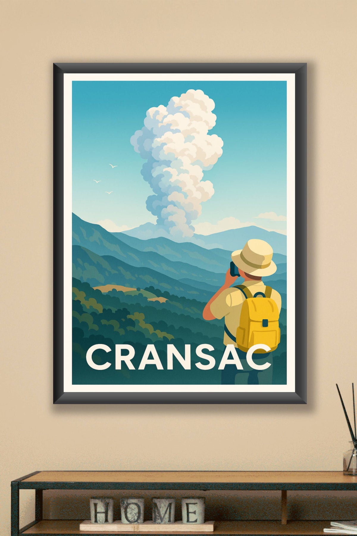 Affiche Cransac — L'appel des grands espaces · poster d'art de Cransac