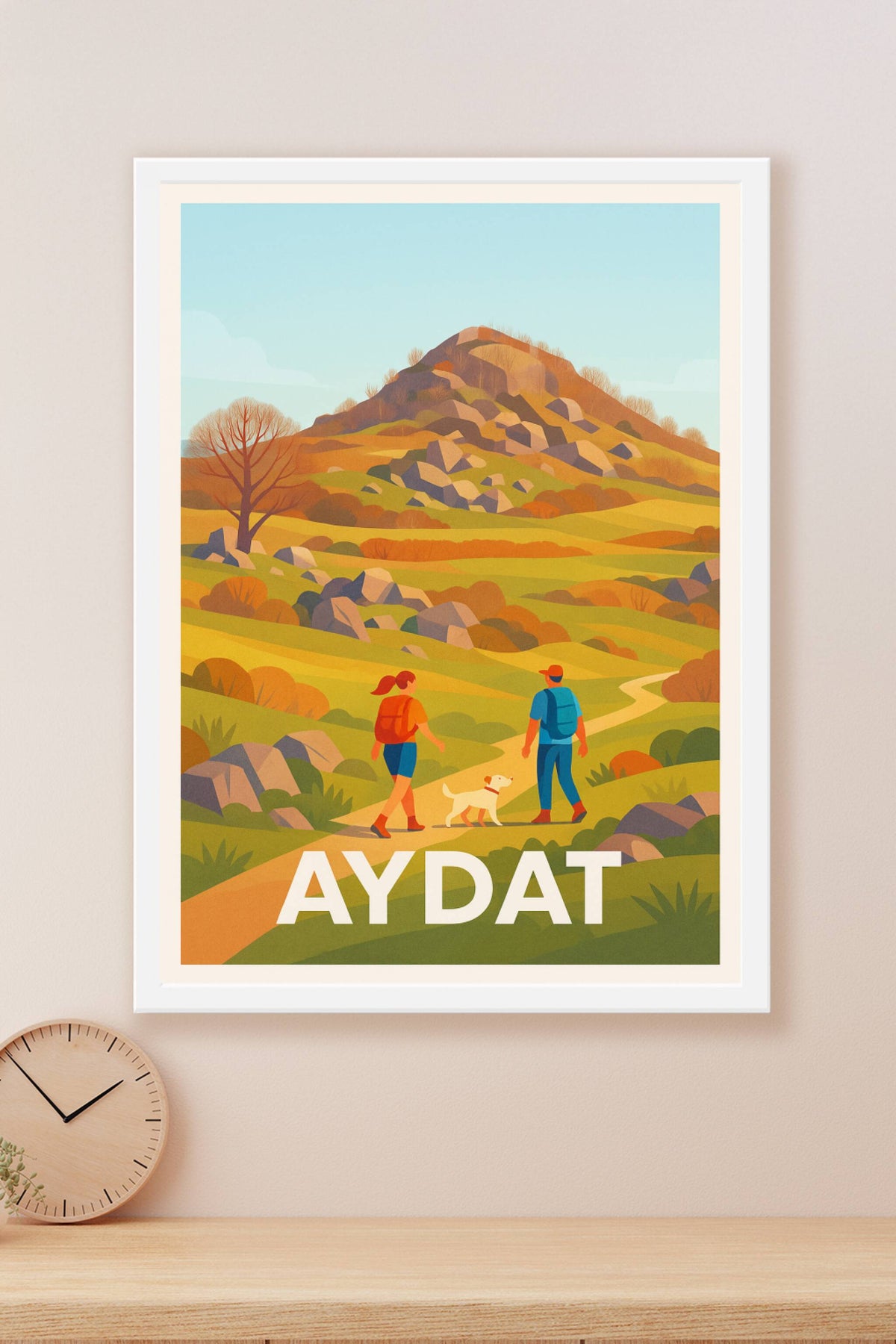 Affiche Aydat — Escapade Nature au Cœur des Volcans · poster d'art de Aydat