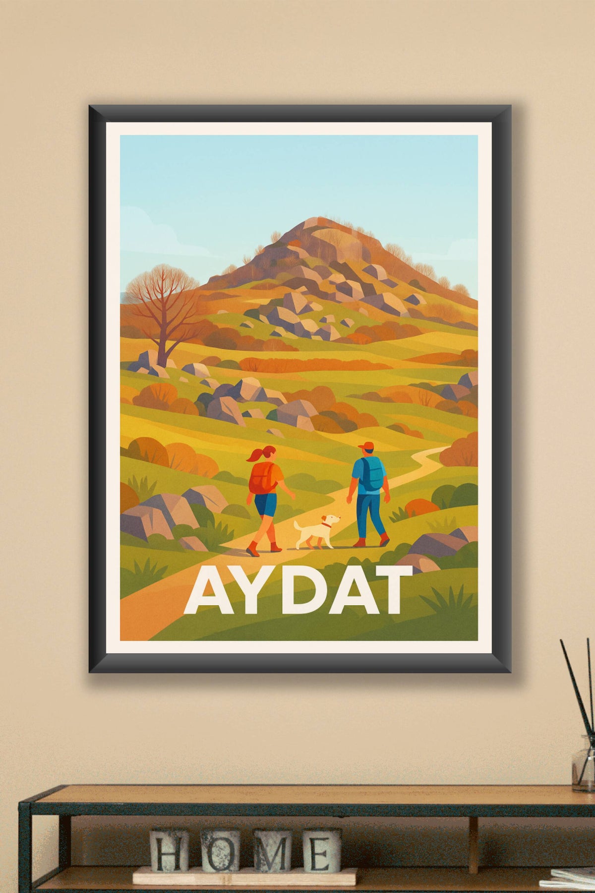Affiche Aydat — Escapade Nature au Cœur des Volcans · poster d'art de Aydat