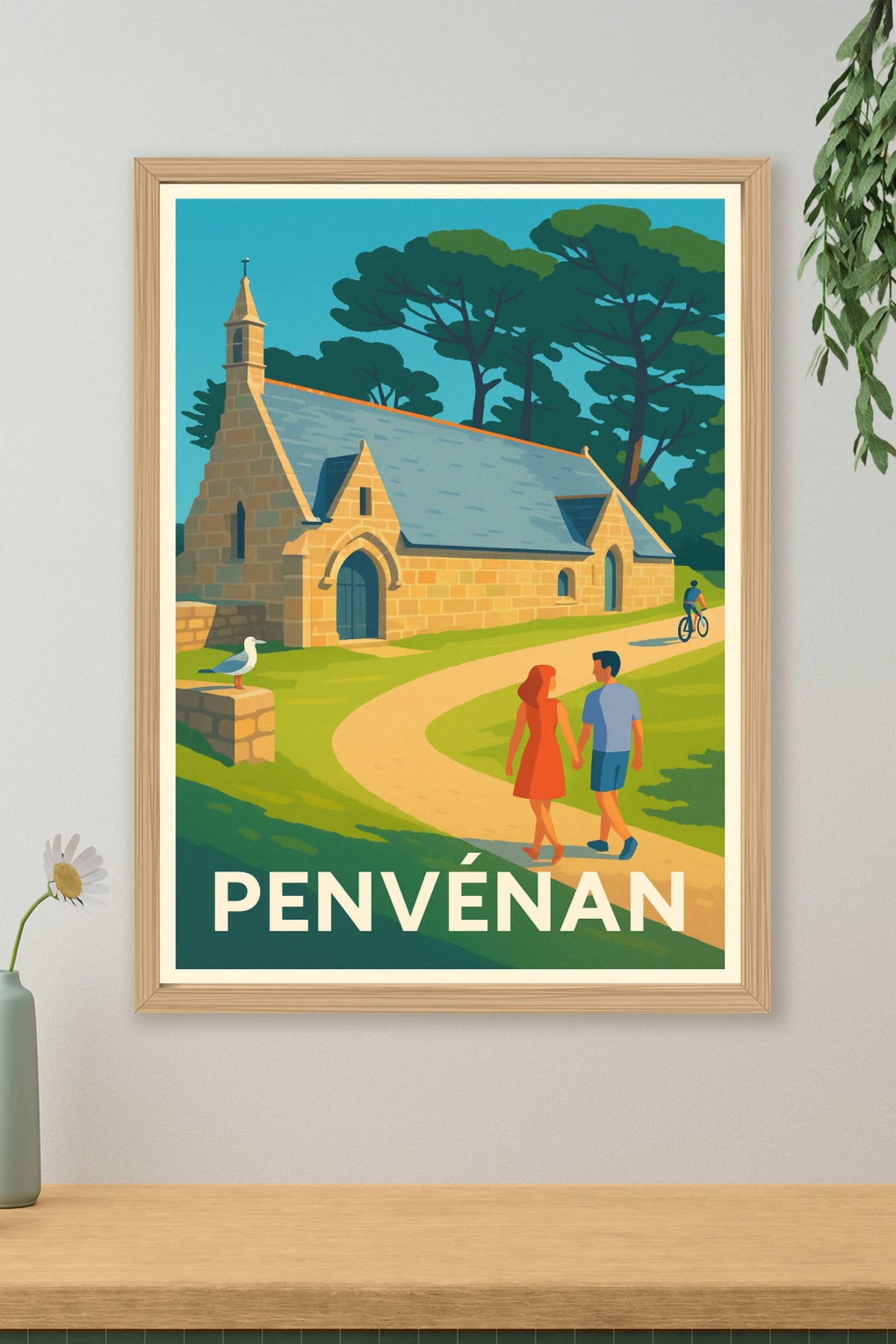 Affiche Penvénan — Charme et sérénité bretonne · poster d'art de Penvénan