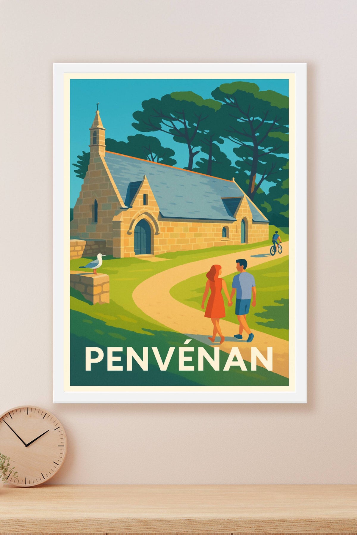 Affiche Penvénan — Charme et sérénité bretonne · poster d'art de Penvénan