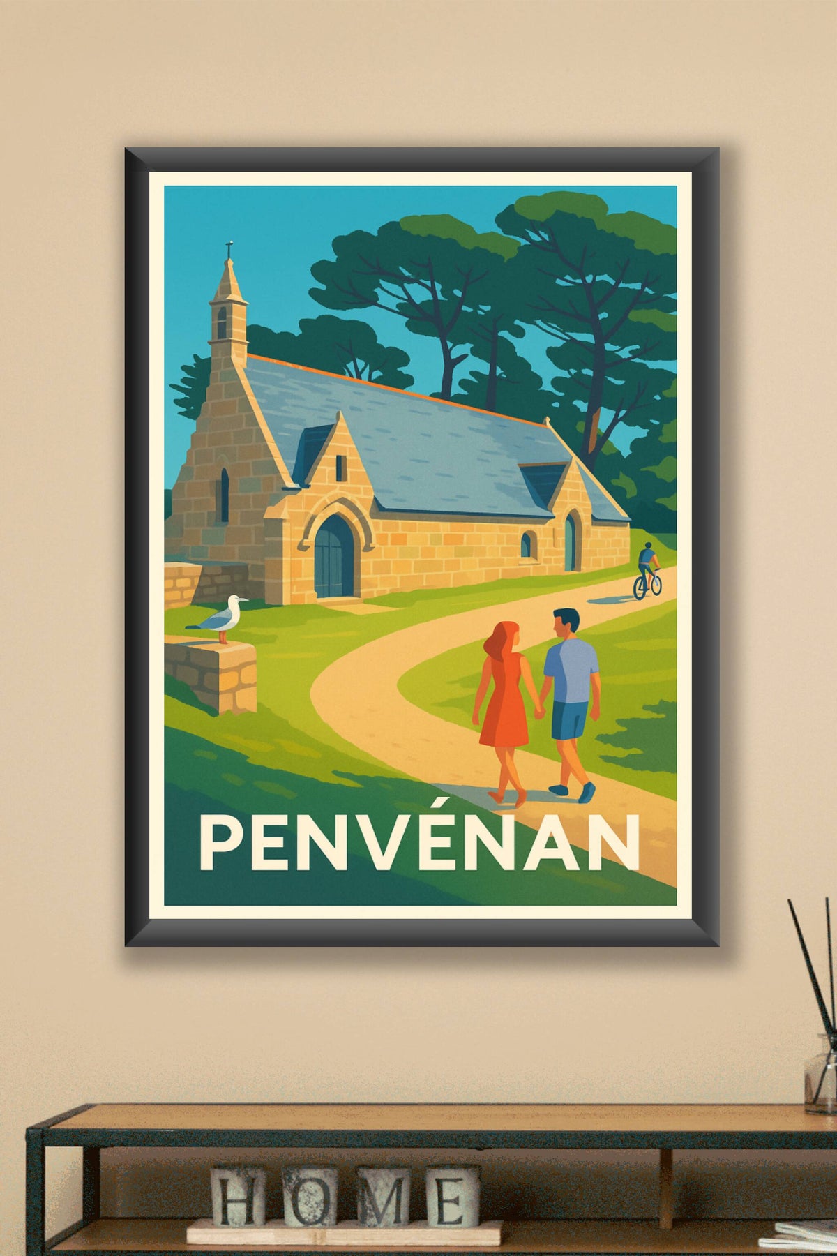 Affiche Penvénan — Charme et sérénité bretonne · poster d'art de Penvénan