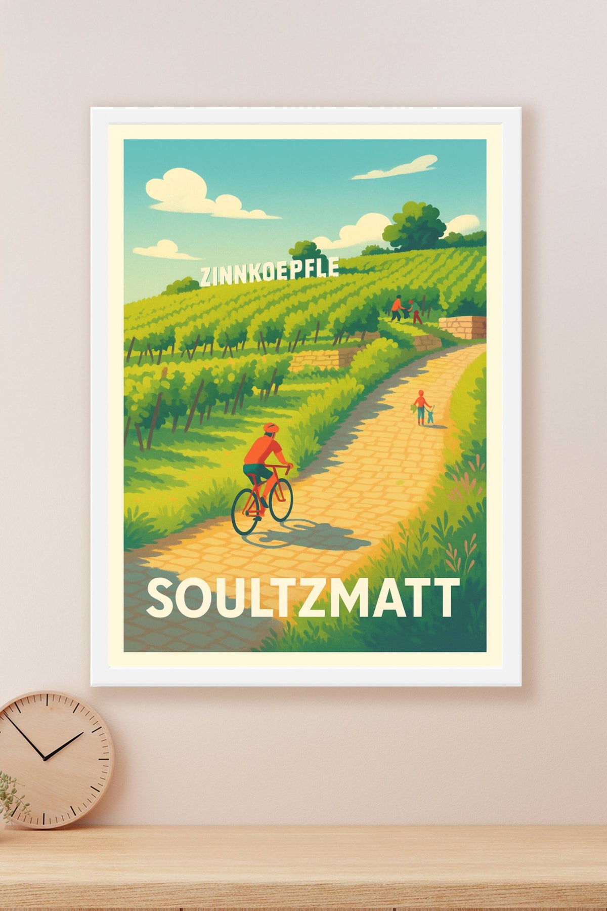 Affiche Soultzmatt — Escapade bucolique au cœur des vignes · poster d'art de Soultzmatt