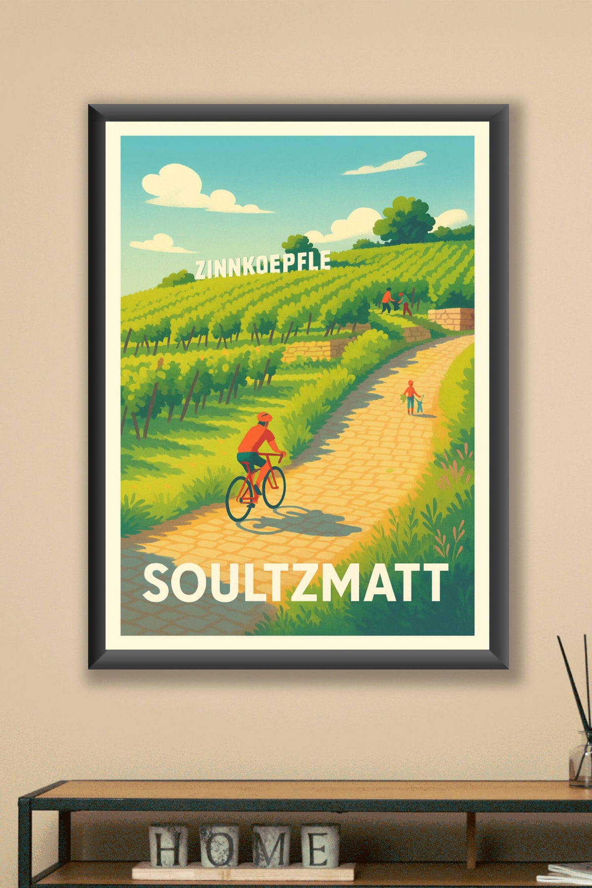 Affiche Soultzmatt — Escapade bucolique au cœur des vignes · poster d'art de Soultzmatt