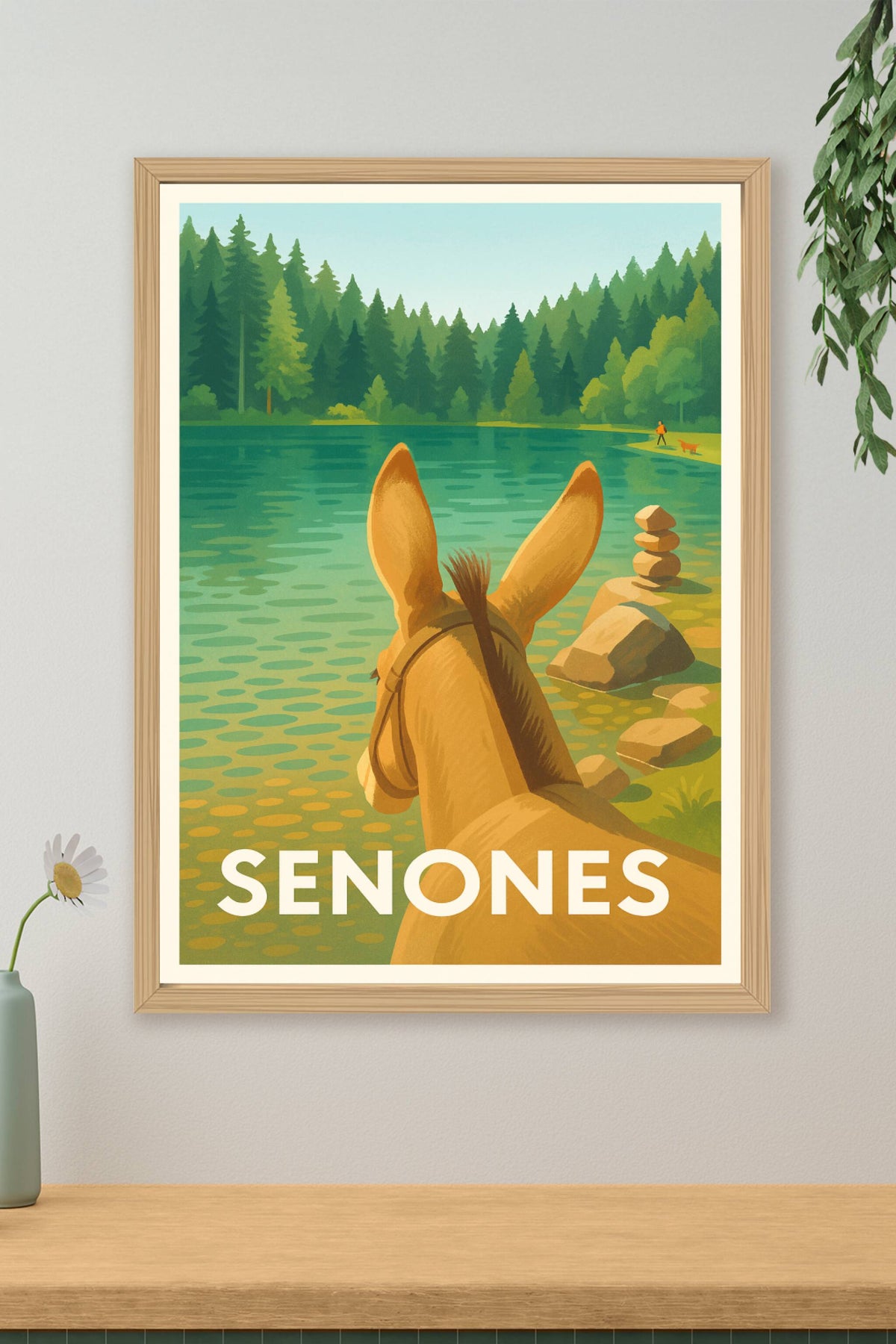 Affiche Senones — Invitation au calme et à la nature · poster d'art de Senones