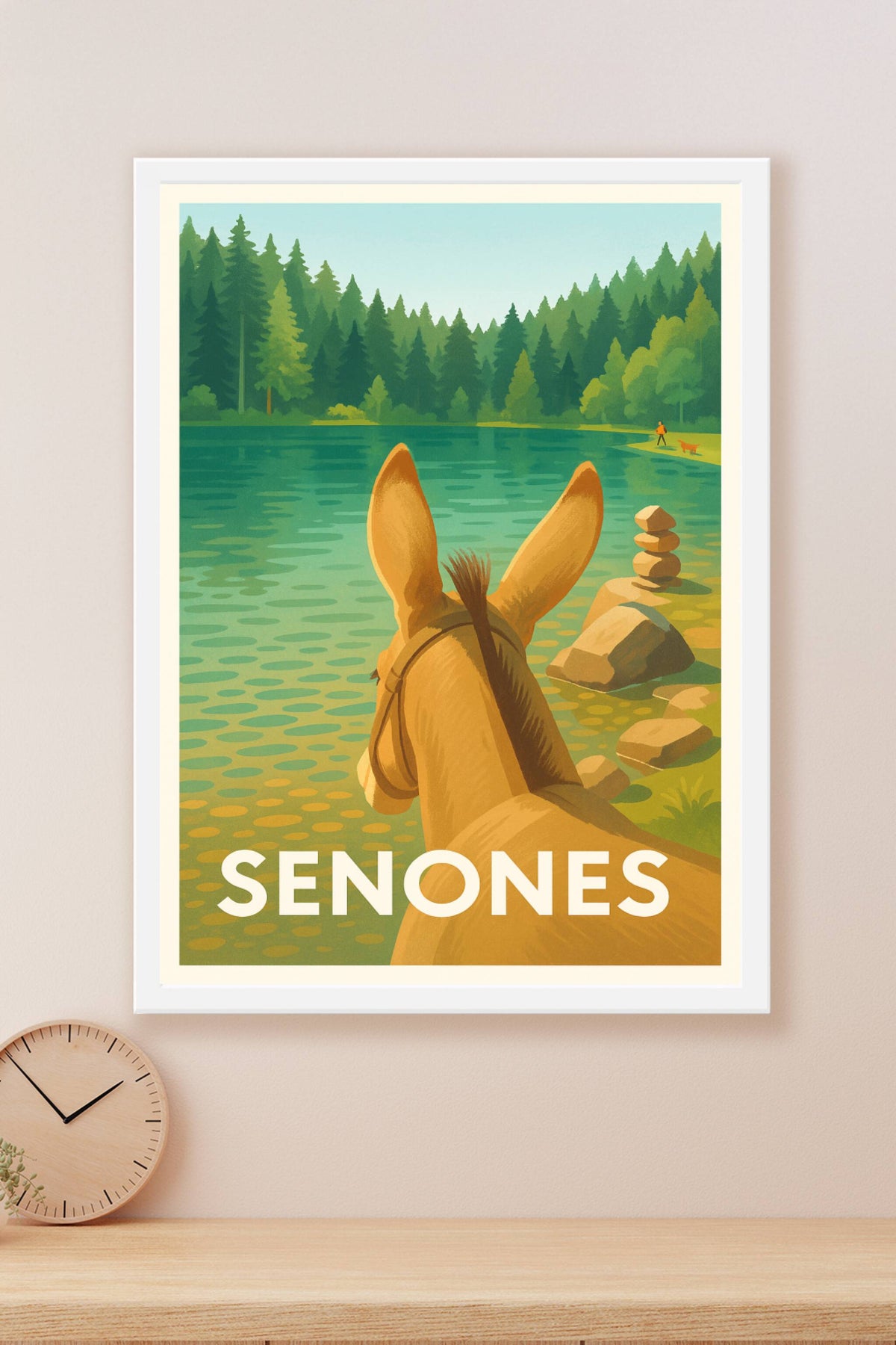 Affiche Senones — Invitation au calme et à la nature · poster d'art de Senones