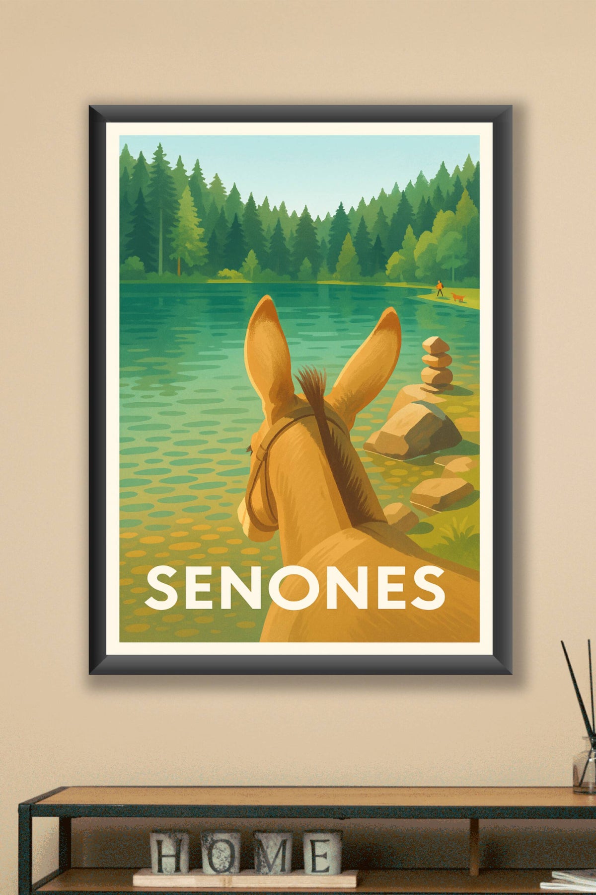 Affiche Senones — Invitation au calme et à la nature · poster d'art de Senones