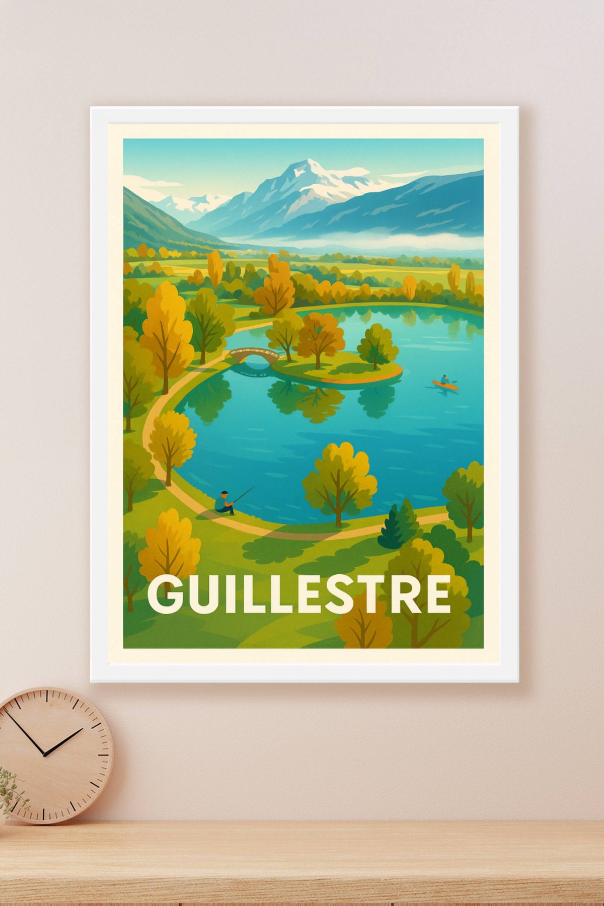 Affiche Guilestre — Évasion nature au cœur des montagnes · poster d'art de Guilestre