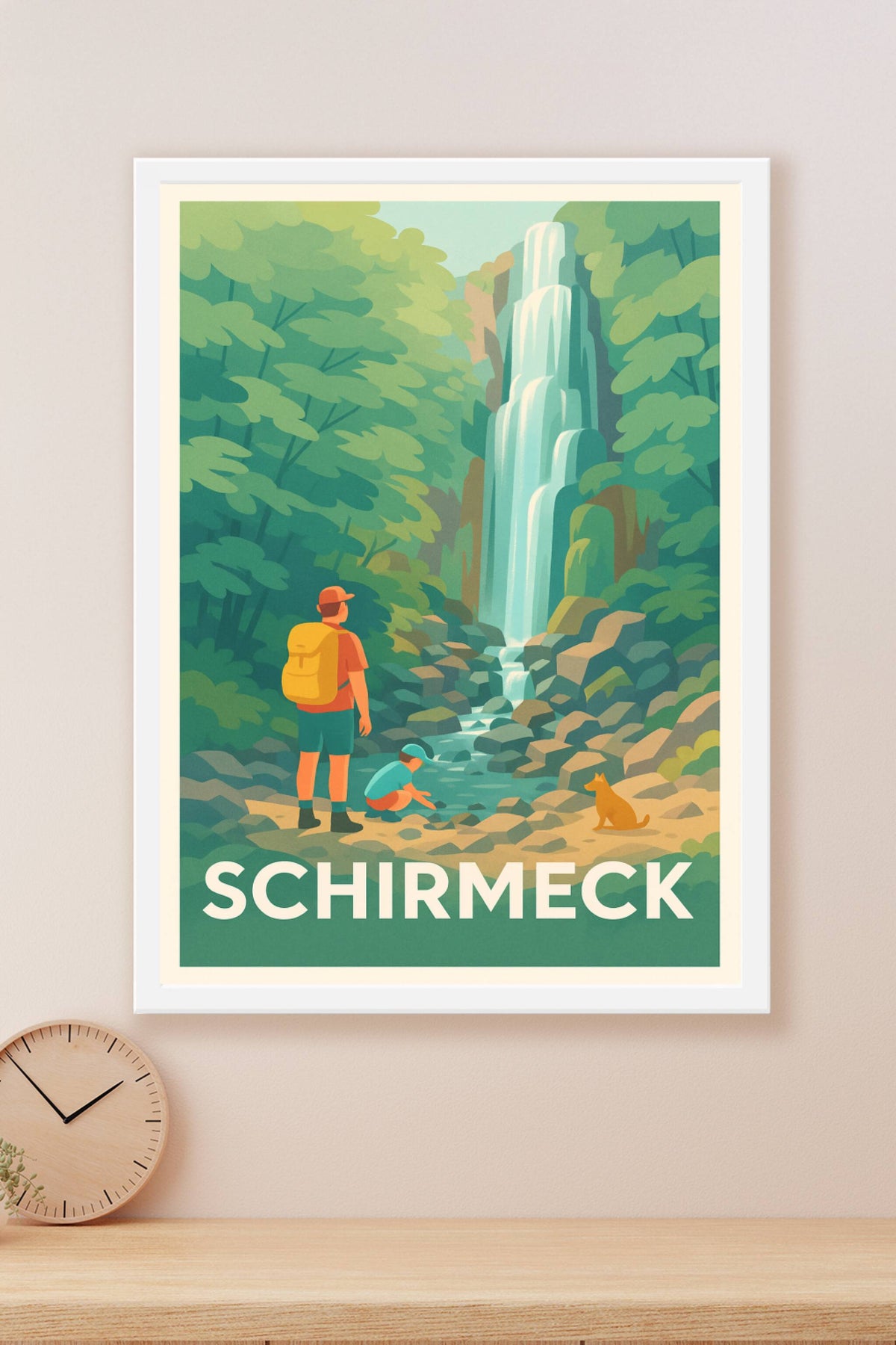Affiche Schirmeck — Escapade nature et cascade apaisante · poster d'art de Schirmeck