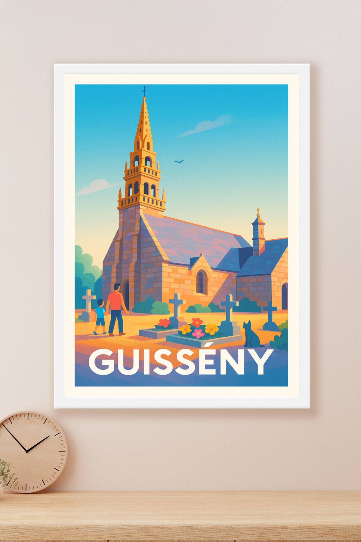 Affiche Guissény — Charme et sérénité bretonne · poster d'art de Guissény