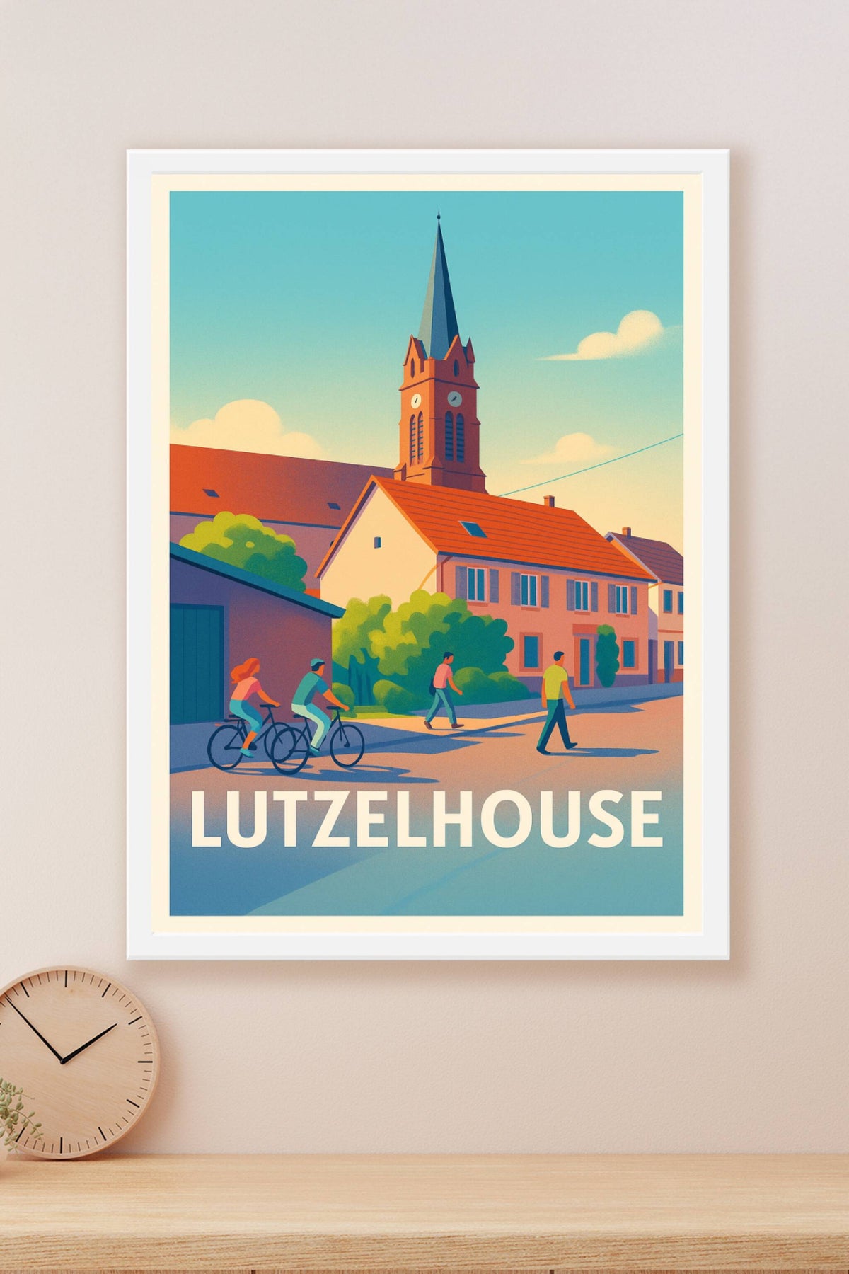 Affiche Lutzelhouse — Charme paisible et vie locale · poster d'art de Lutzelhouse