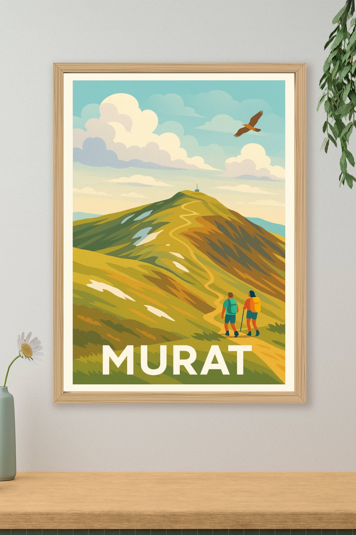 Affiche Murat — Escapade nature au sommet · poster d'art de Murat