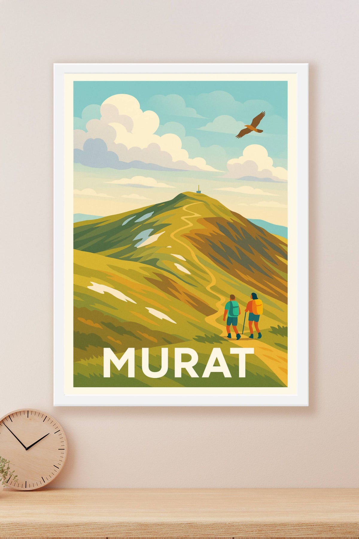 Affiche Murat — Escapade nature au sommet · poster d'art de Murat