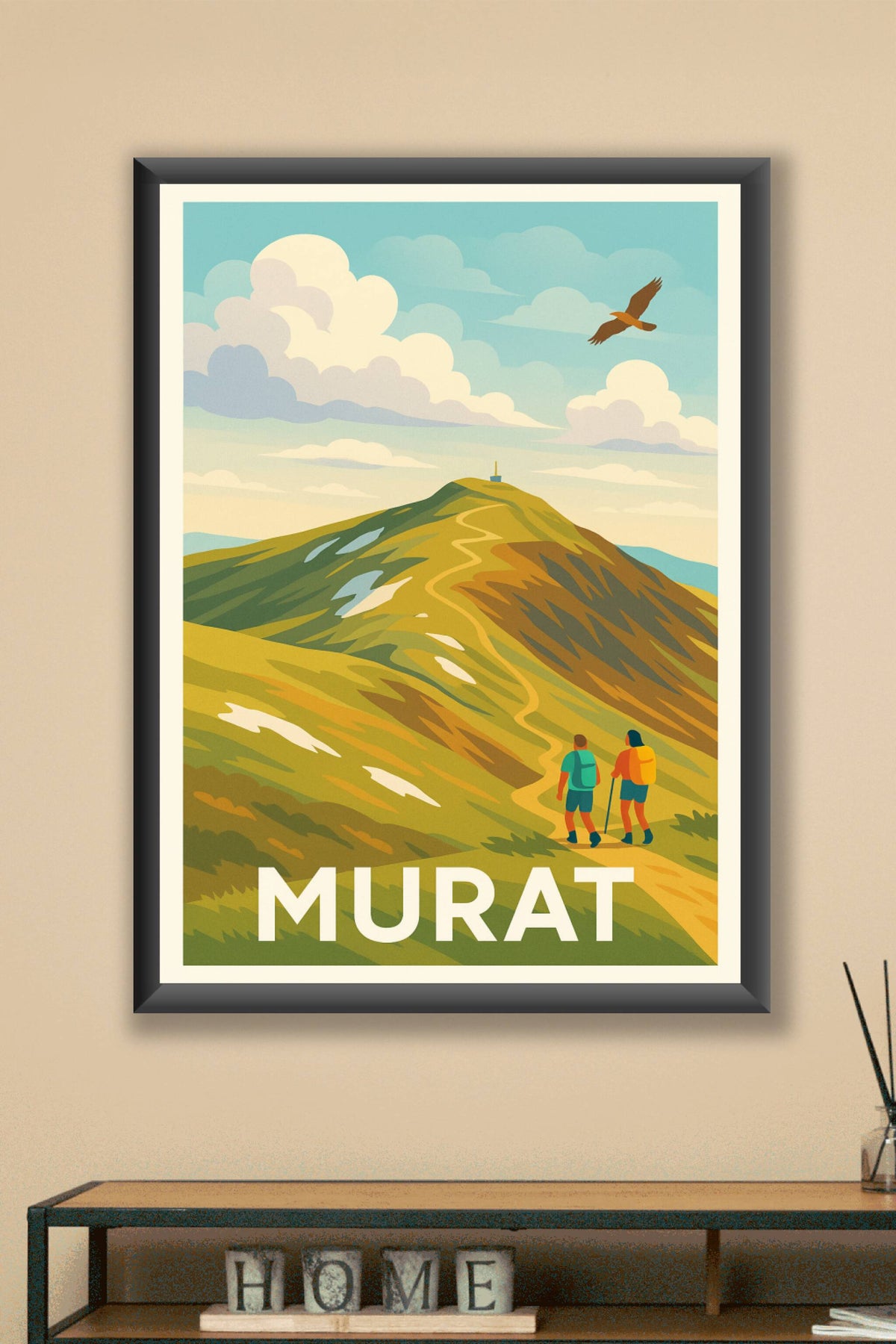 Affiche Murat — Escapade nature au sommet · poster d'art de Murat