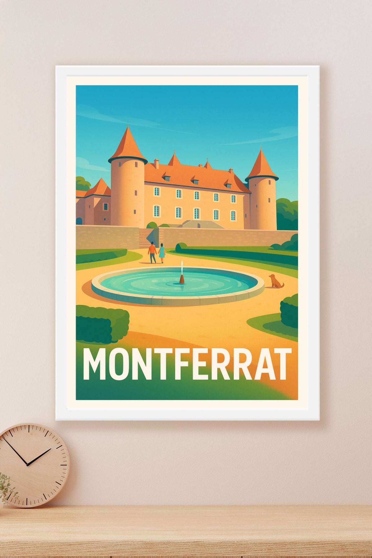 Affiche Montferrat — Élégance et sérénité au Château · poster d'art de Montferrat