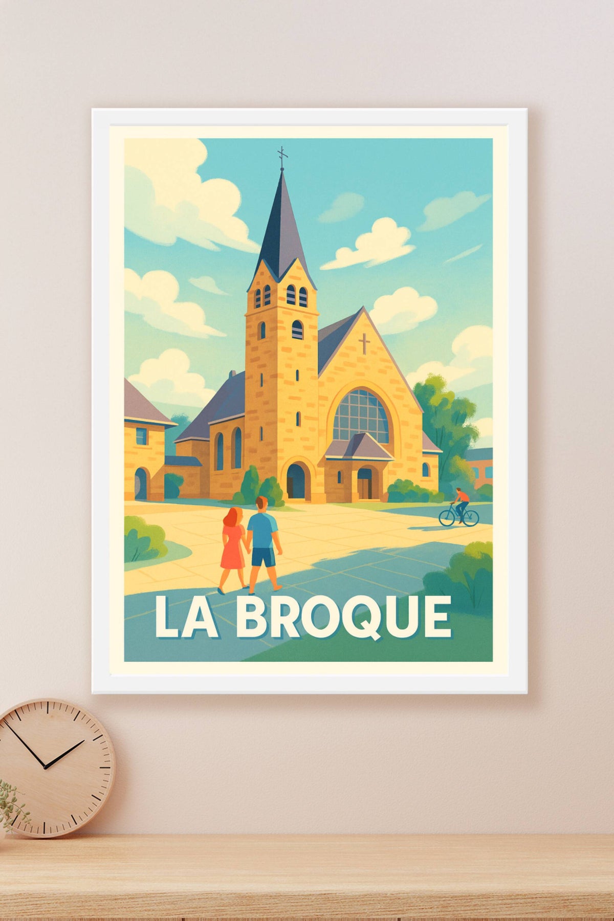 Affiche La Broque — Charme et Sérénité à l'Église Centrale · poster d'art de La Broque