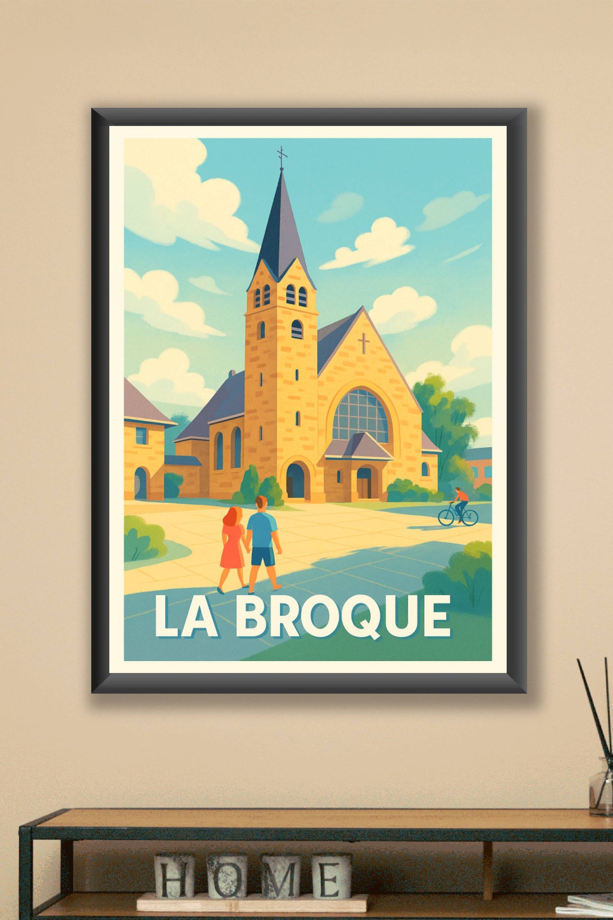 Affiche La Broque — Charme et Sérénité à l'Église Centrale · poster d'art de La Broque