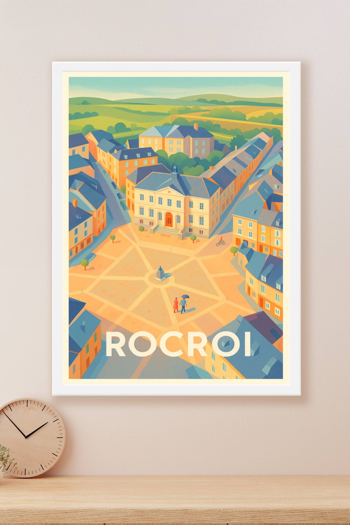 Affiche Rocroi — Charme et géométrie au cœur de la ville fortifiée · poster d'art de Rocroi