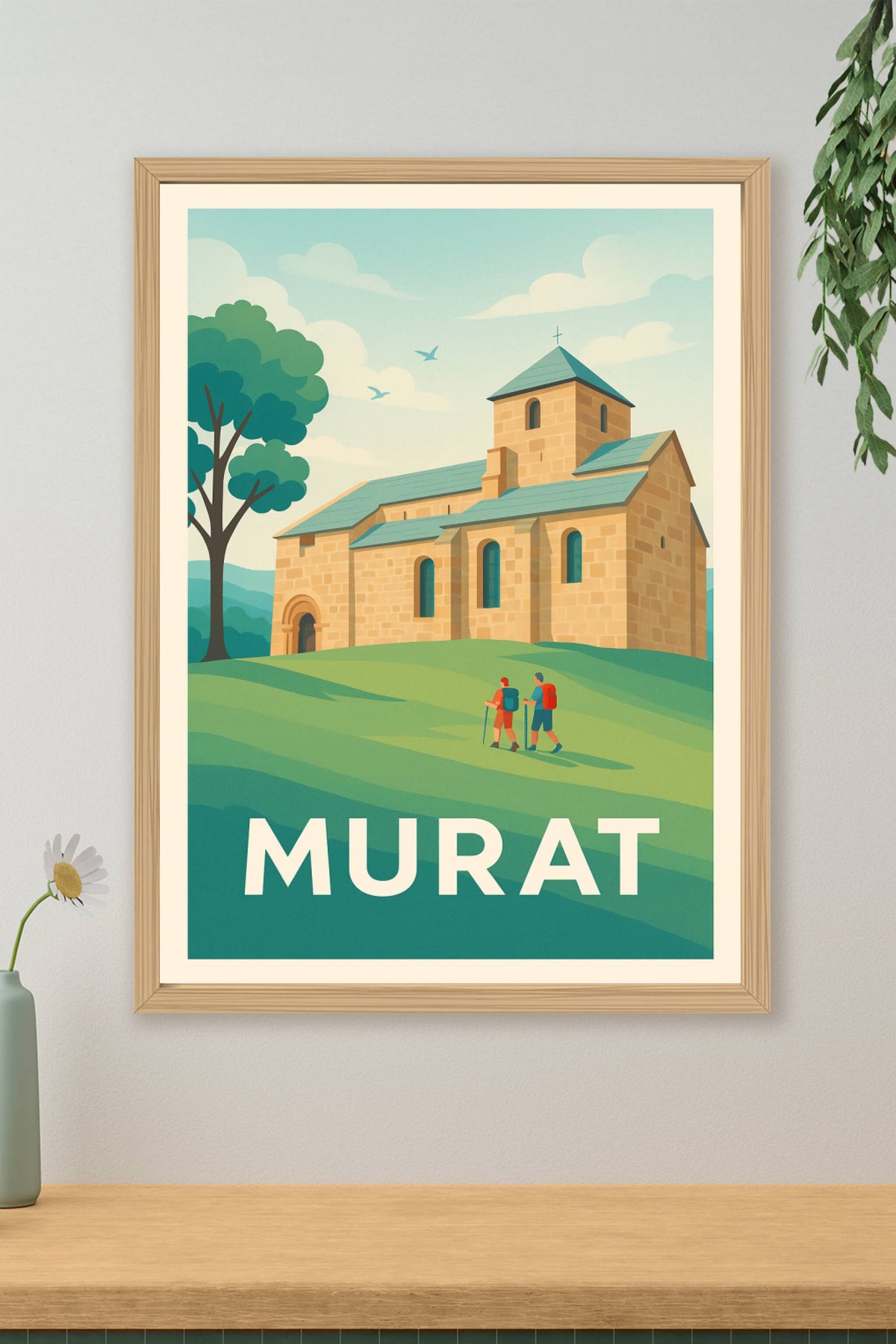 Affiche Murat — Escapade paisible au cœur de la nature · poster d'art de Murat